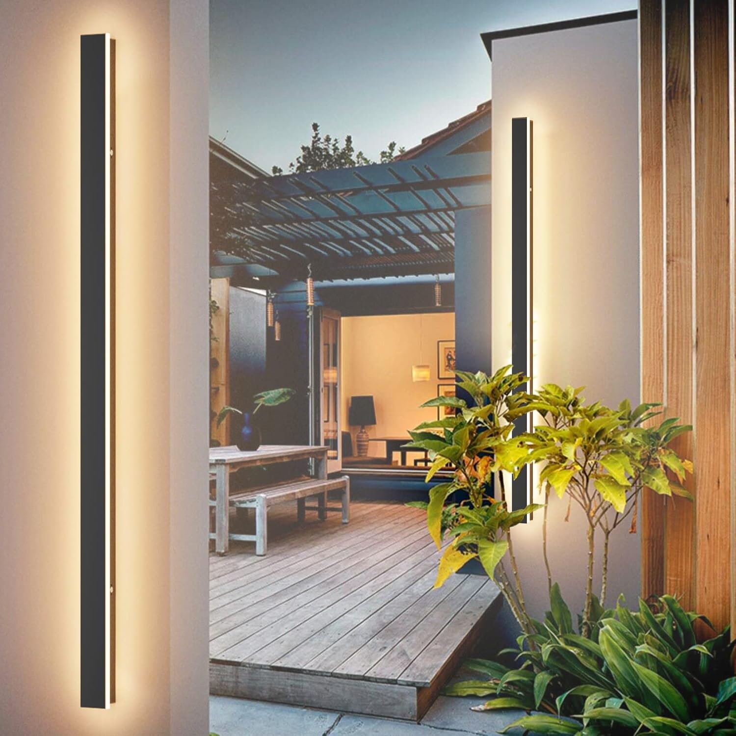 K-bright Applique da Parete Esterno 35W 3000K IP65 120CM - immagine 3