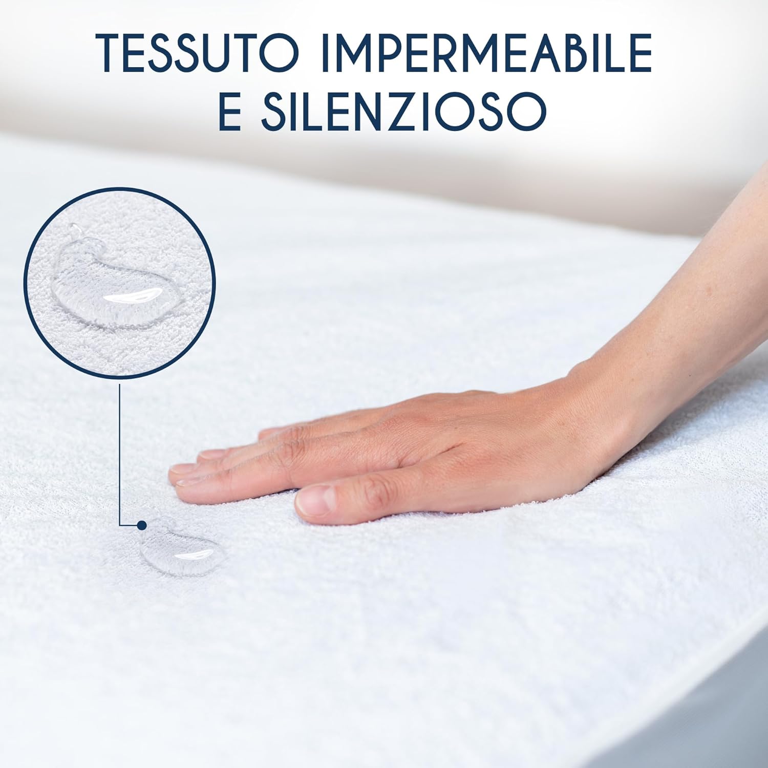 Dreamzie Coprimaterasso Matrimoniale Impermeabile 200x200cm - immagine 5