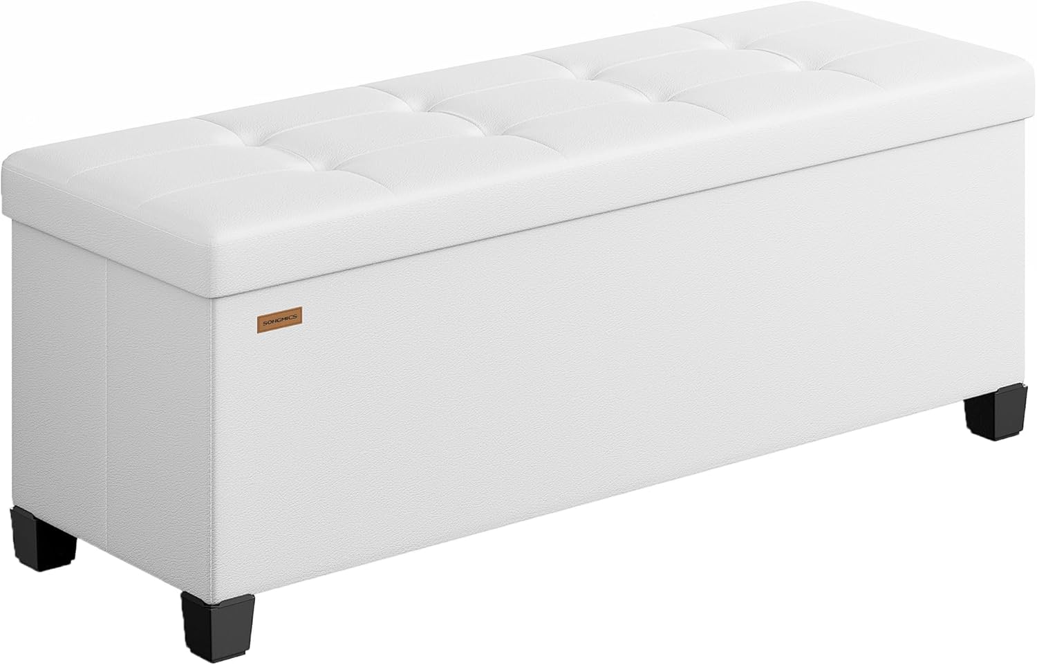 Songmics Pouf Contenitore con Gambe 38x110x40 cm - immagine 1