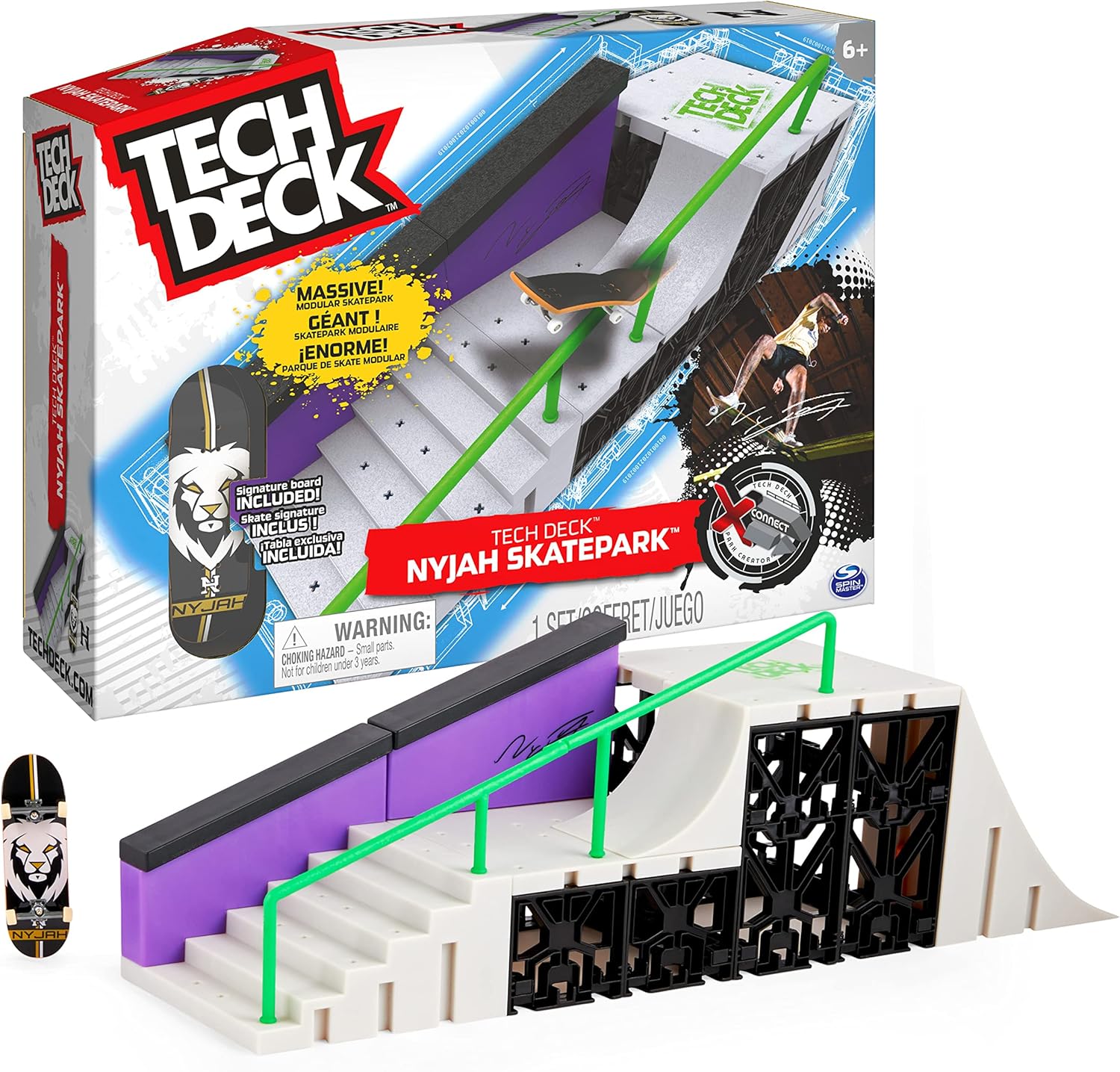 Tech Deck Rampa Premium Nyjah Huston X-Connect - immagine 1