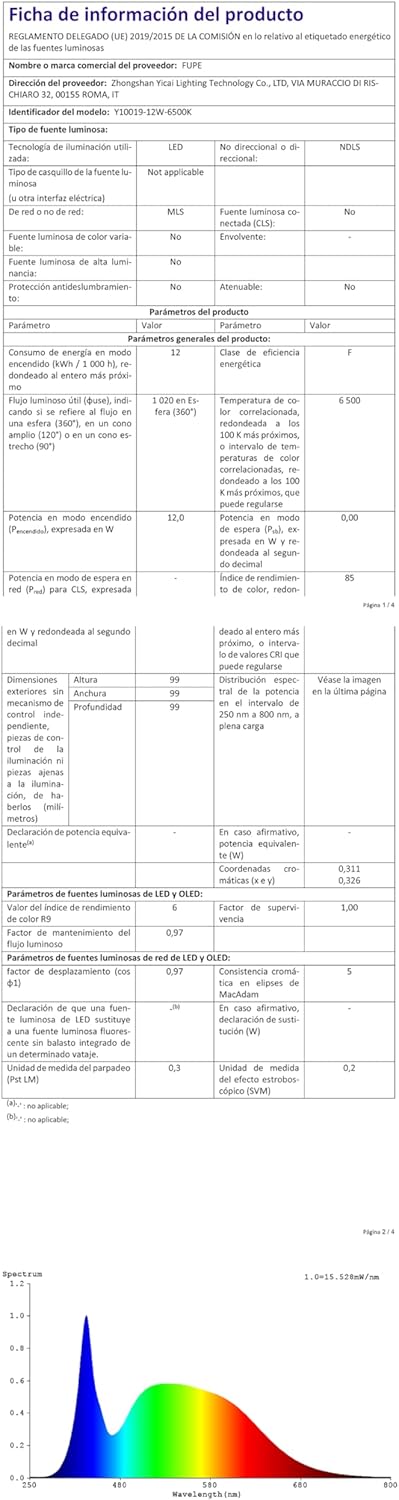 Applique da Parete Esterno LED 12W, 2 Pezzi Nero - immagine 10