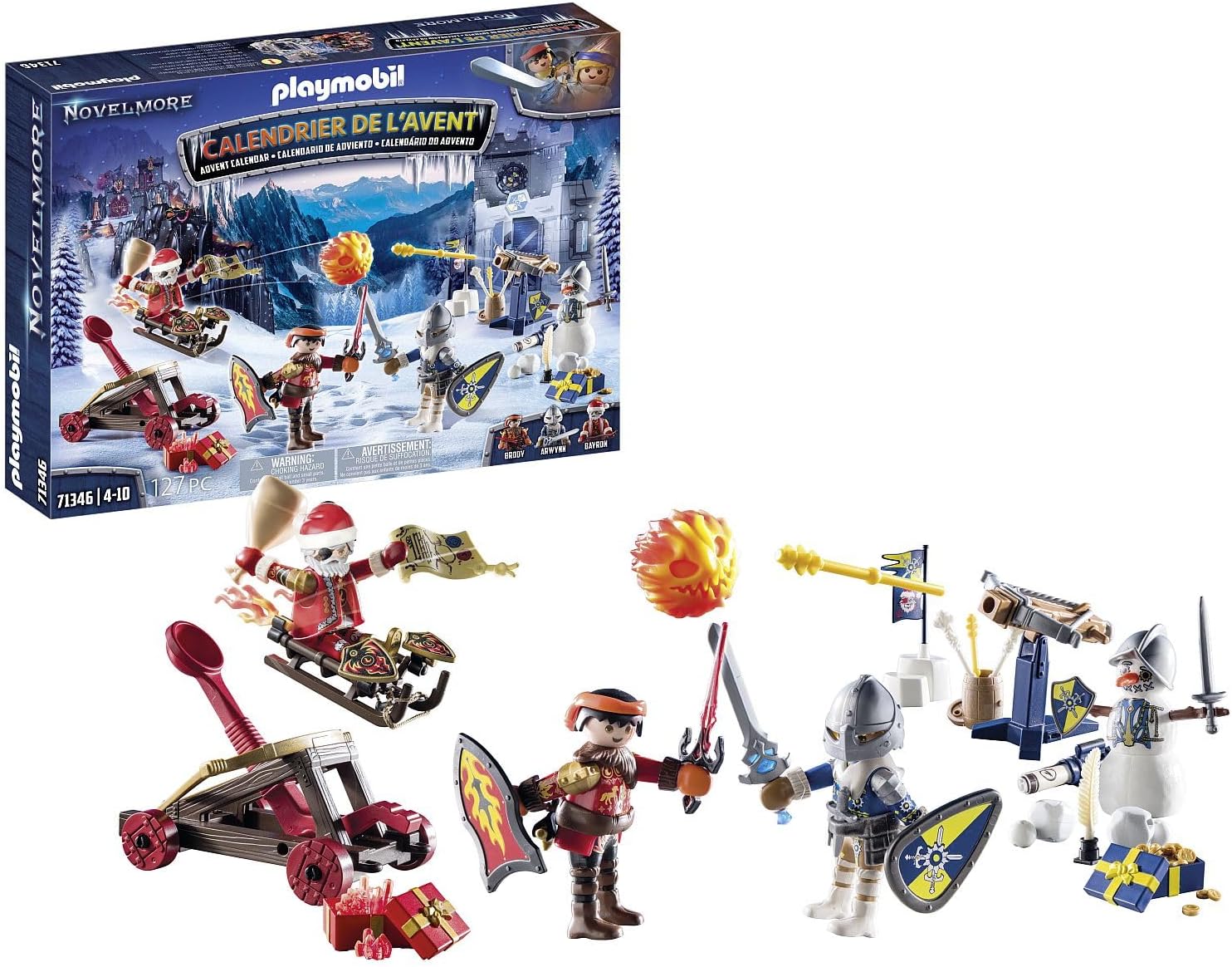 PLAYMOBIL Calendario dell'Avvento Novelmore 71346, Battaglia nella Neve - immagine 1