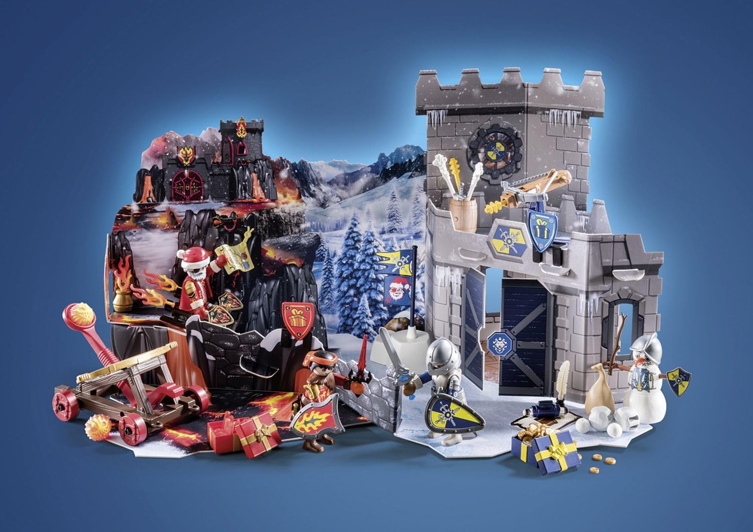 PLAYMOBIL Calendario dell'Avvento Novelmore 71346, Battaglia nella Neve - immagine 6