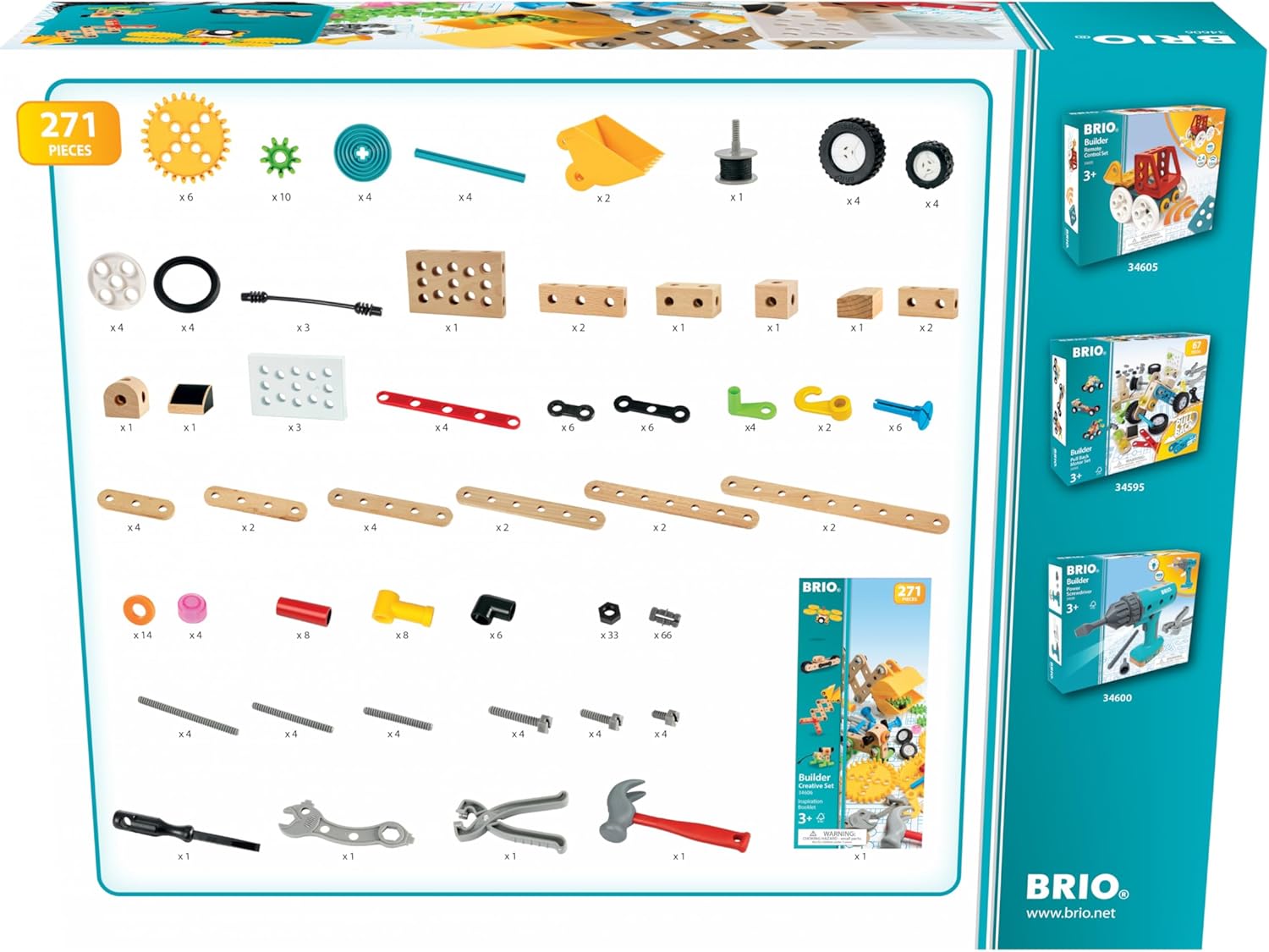 Brio Creative Set Builder 34606 - 271 Pezzi - immagine 4