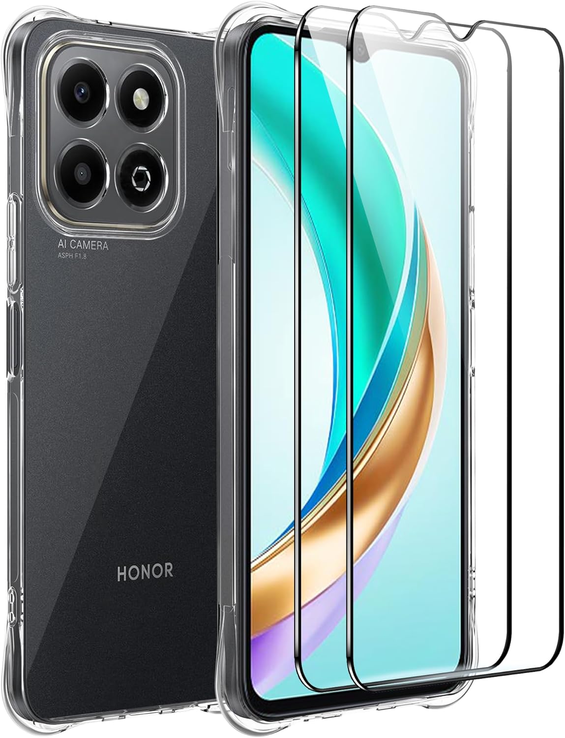 Cauhenyee Cover per Honor X6B con 2 Pellicole Vetro - immagine 1