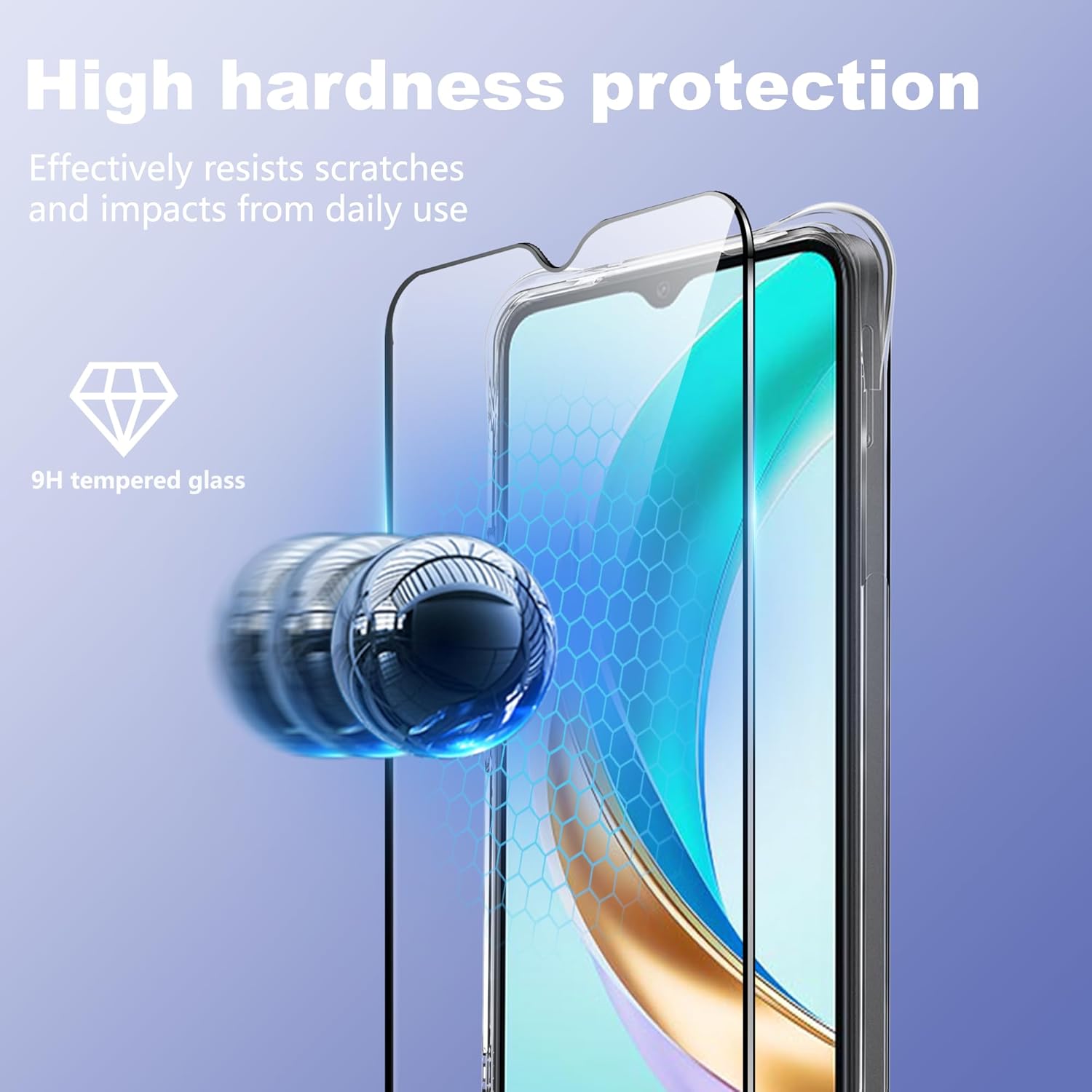 Cauhenyee Cover per Honor X6B con 2 Pellicole Vetro - immagine 7