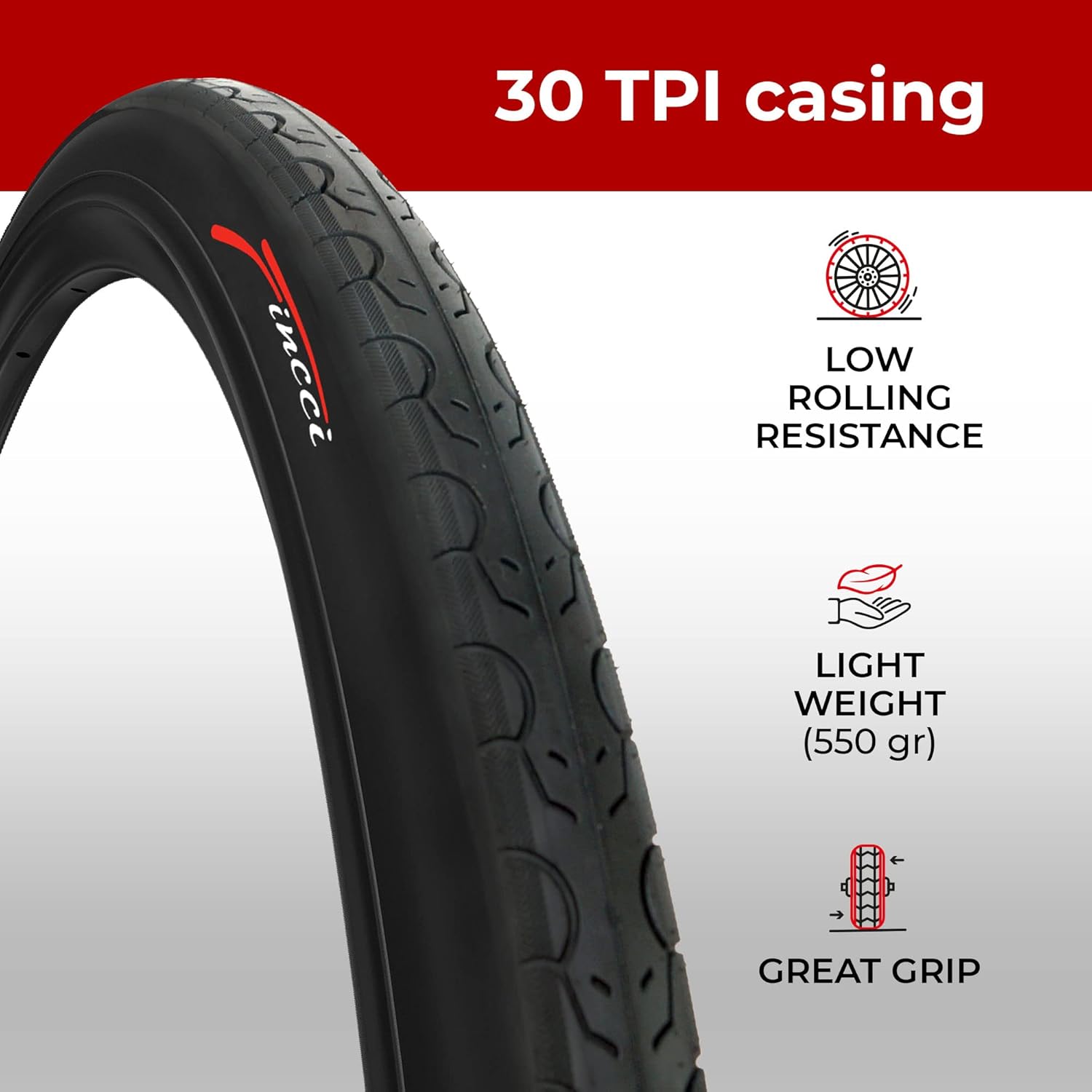 Slick Copertoni Bici 26x1.25 Lisci - immagine 4