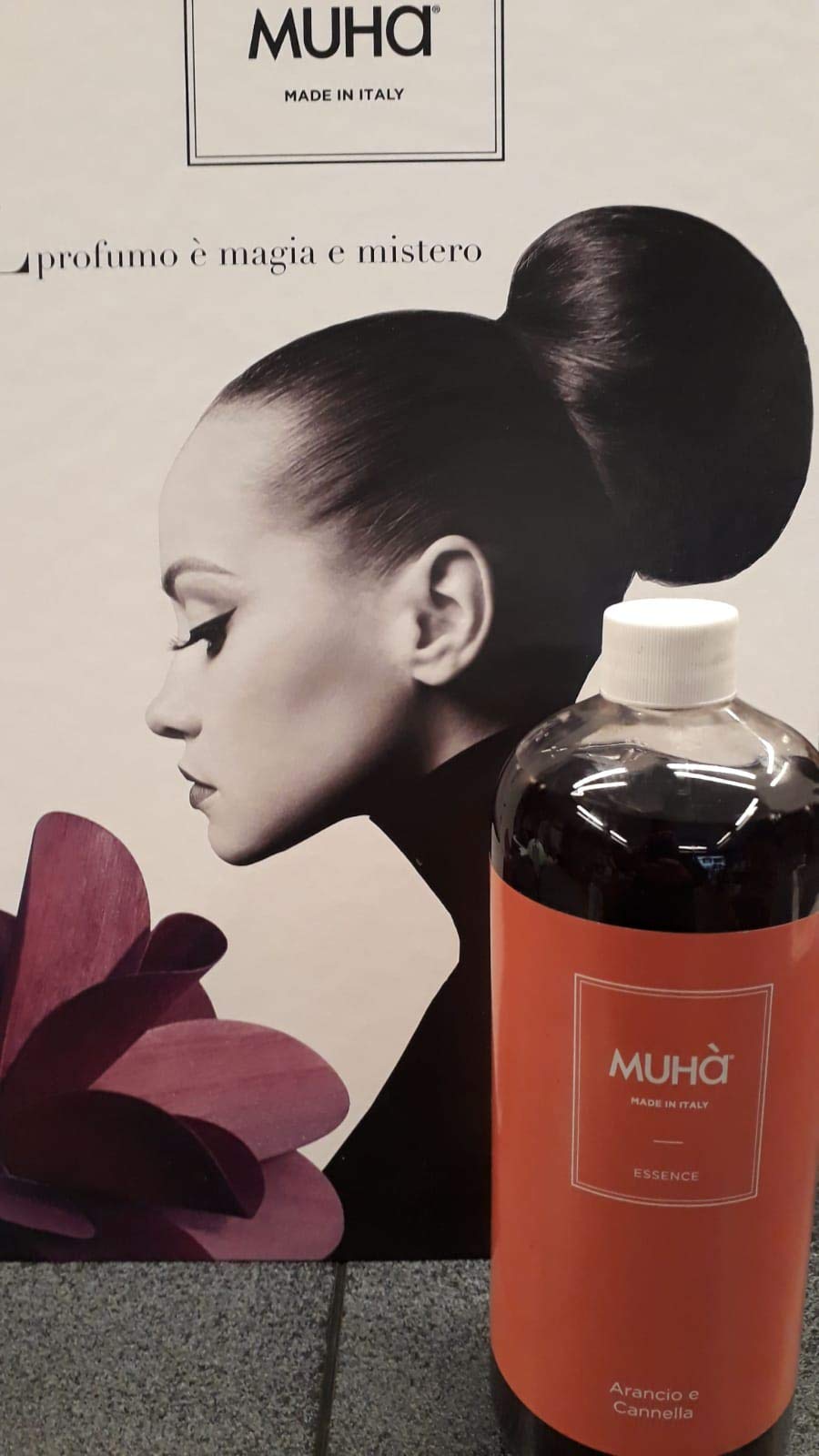 Muha' Essenza Ricarica ml.1000 Arancio e Cannella