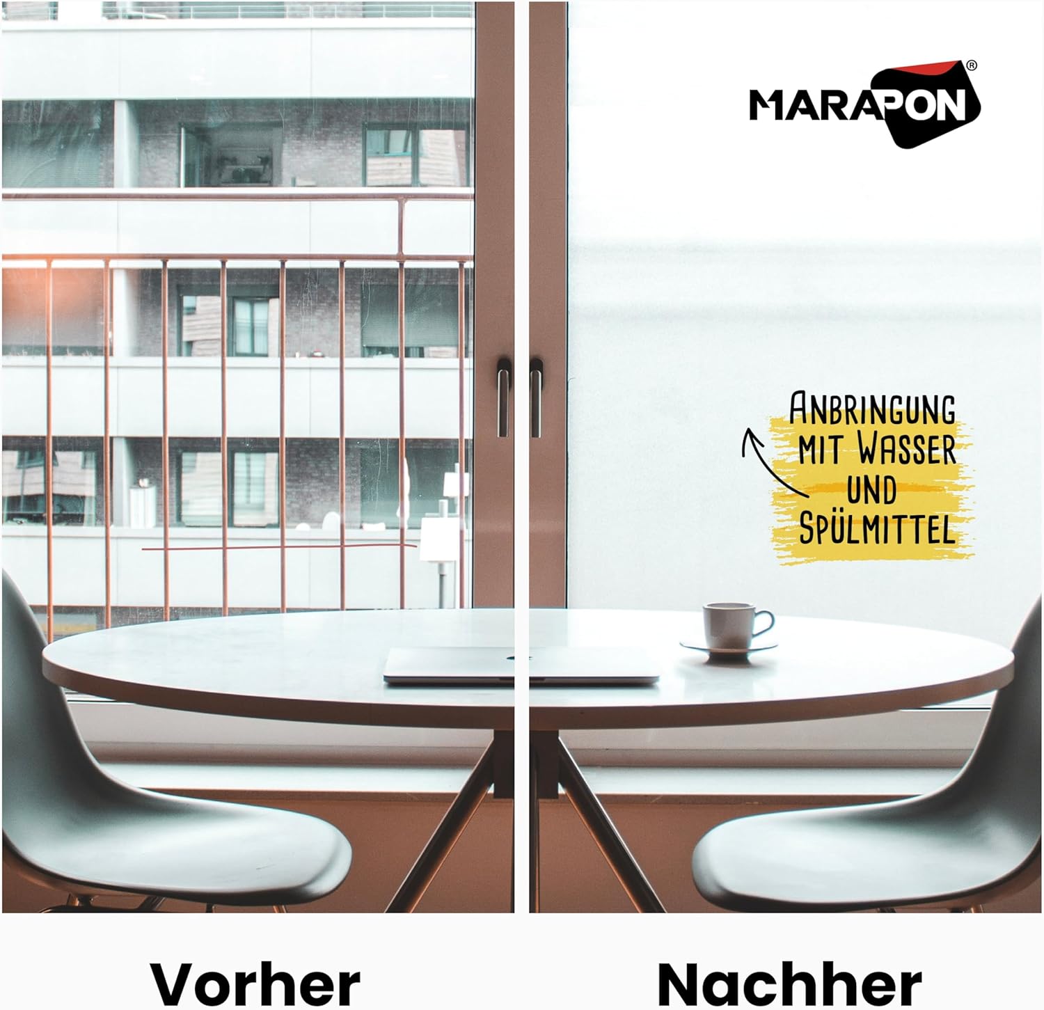 Marapon Pellicola Oscurante per Finestre Opaca - immagine 4