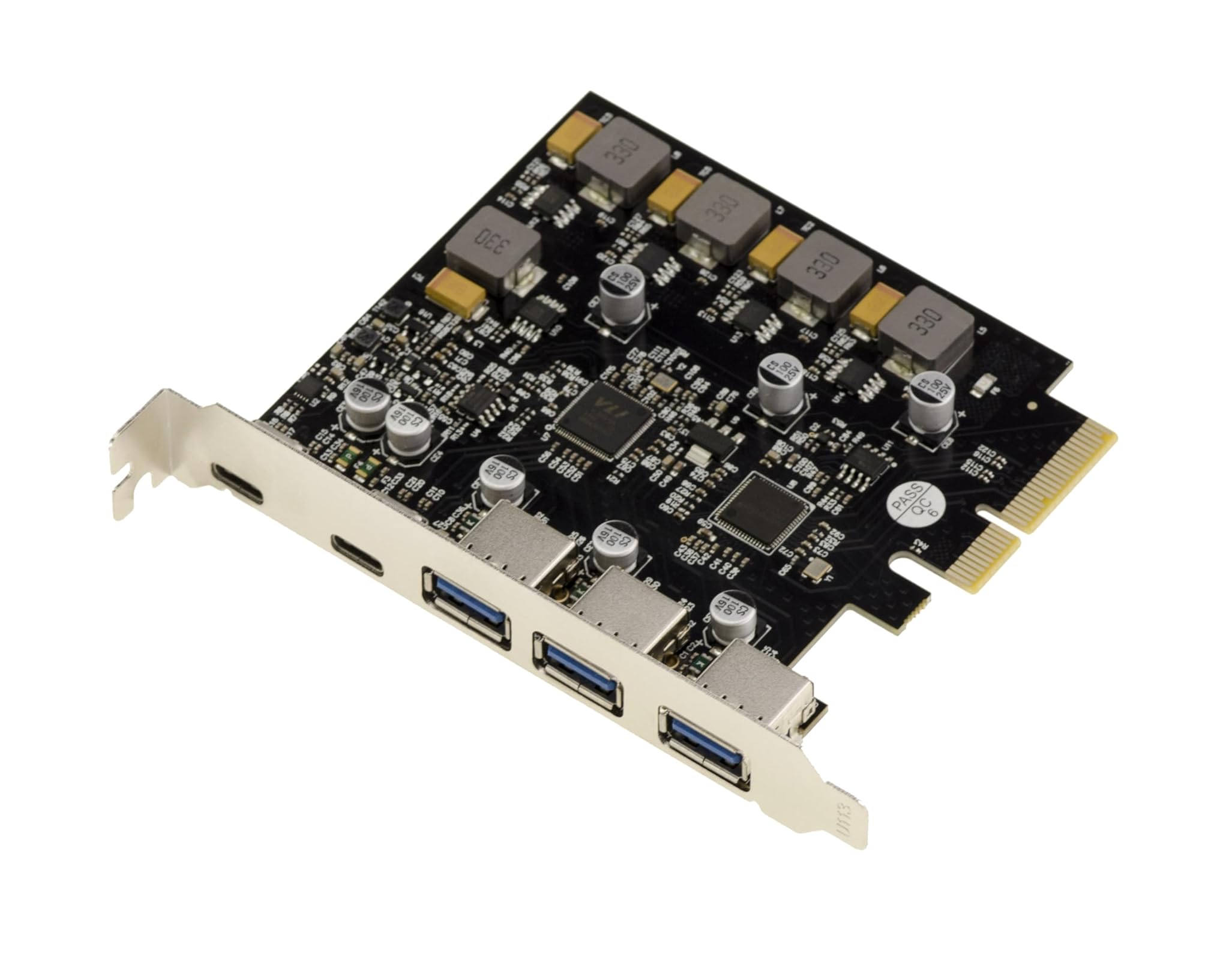 Kalea-informatique Scheda Controller USB 3.1 10G PCIe 5 Porte