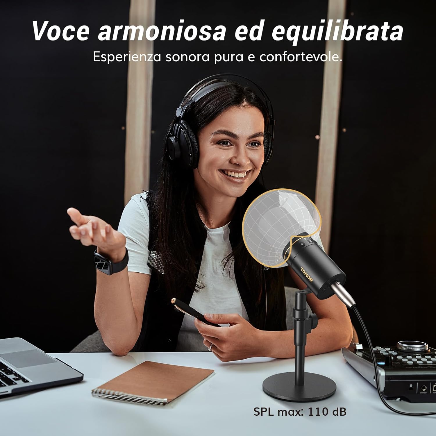 Tonor TD520 - Microfono USB/XLR Dinamico Cardioide - immagine 2