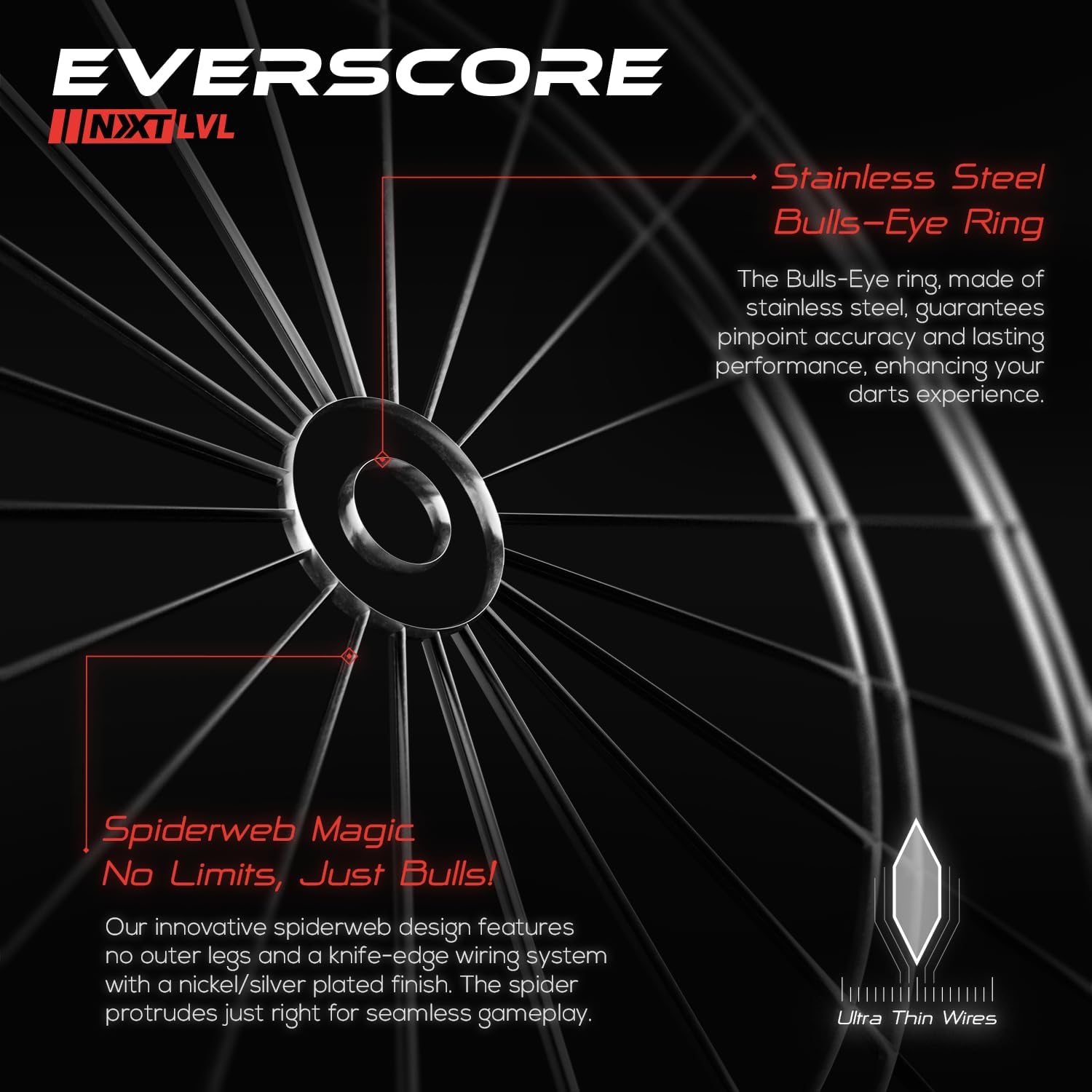 GOAT Everscore NXT LVL - Bersaglio per Freccette Professionale - immagine 2