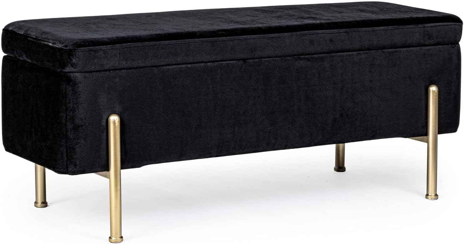 KONTE.DESIGN Panca Contenitore IRINA Nero