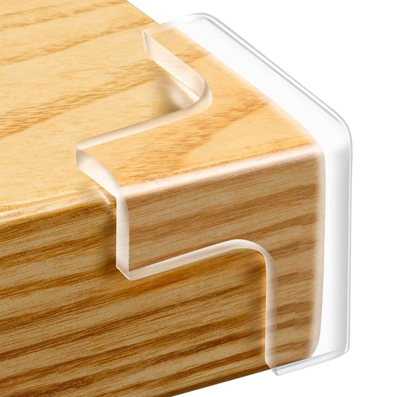 20 Pezzi Paraspigoli per Bambini Trasparenti in Gomma