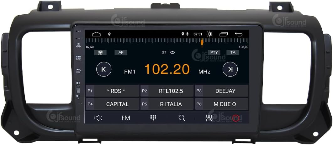 Autoradio Android JF-039CJ-X7C per CITROEN Jumpy 3ª - immagine 4