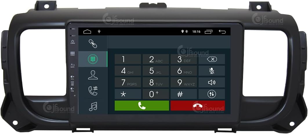 Autoradio Android JF-039CJ-X7C per CITROEN Jumpy 3ª - immagine 5
