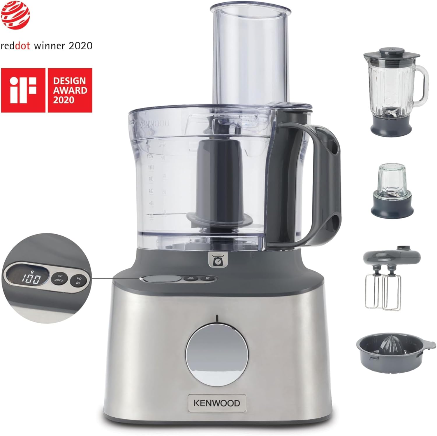 Kenwood Multipro Compact Plus FDM313SS Robot da Cucina - immagine 4
