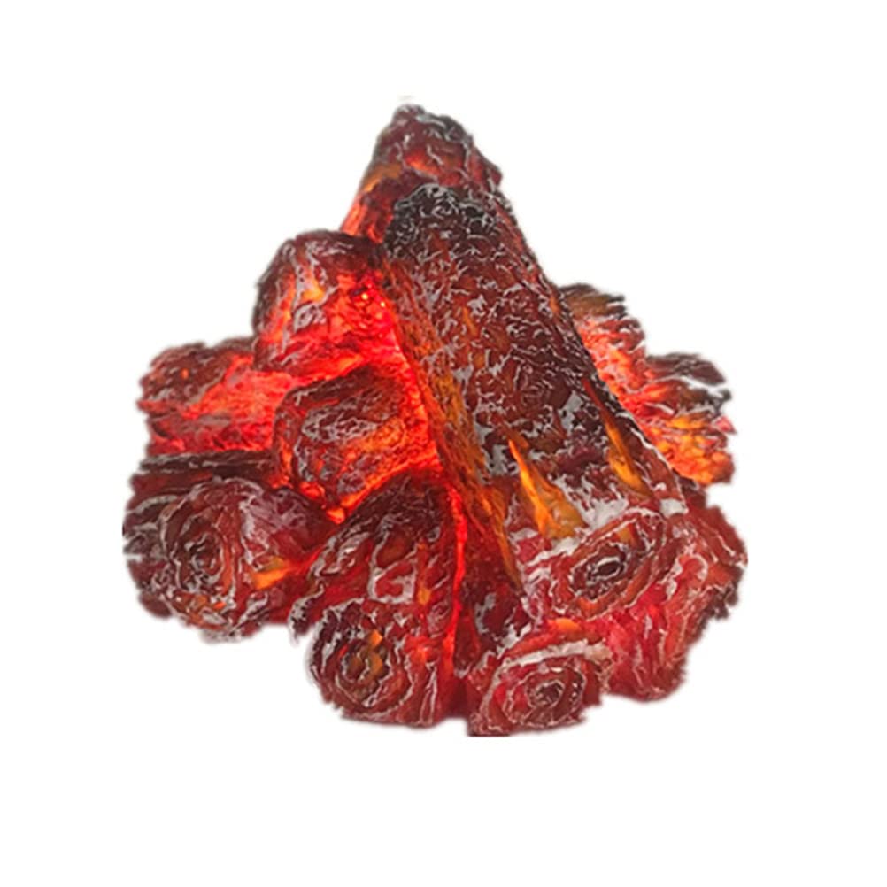 Lampada LED a Carbone Bruciante Artificiale per Camino