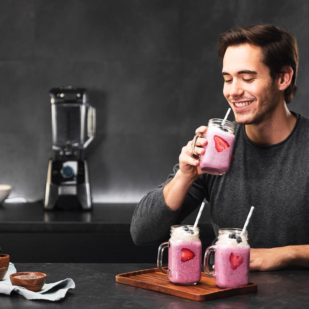 Cecotec Frullatore Power Black Titanium 1000, Nero - immagine 7