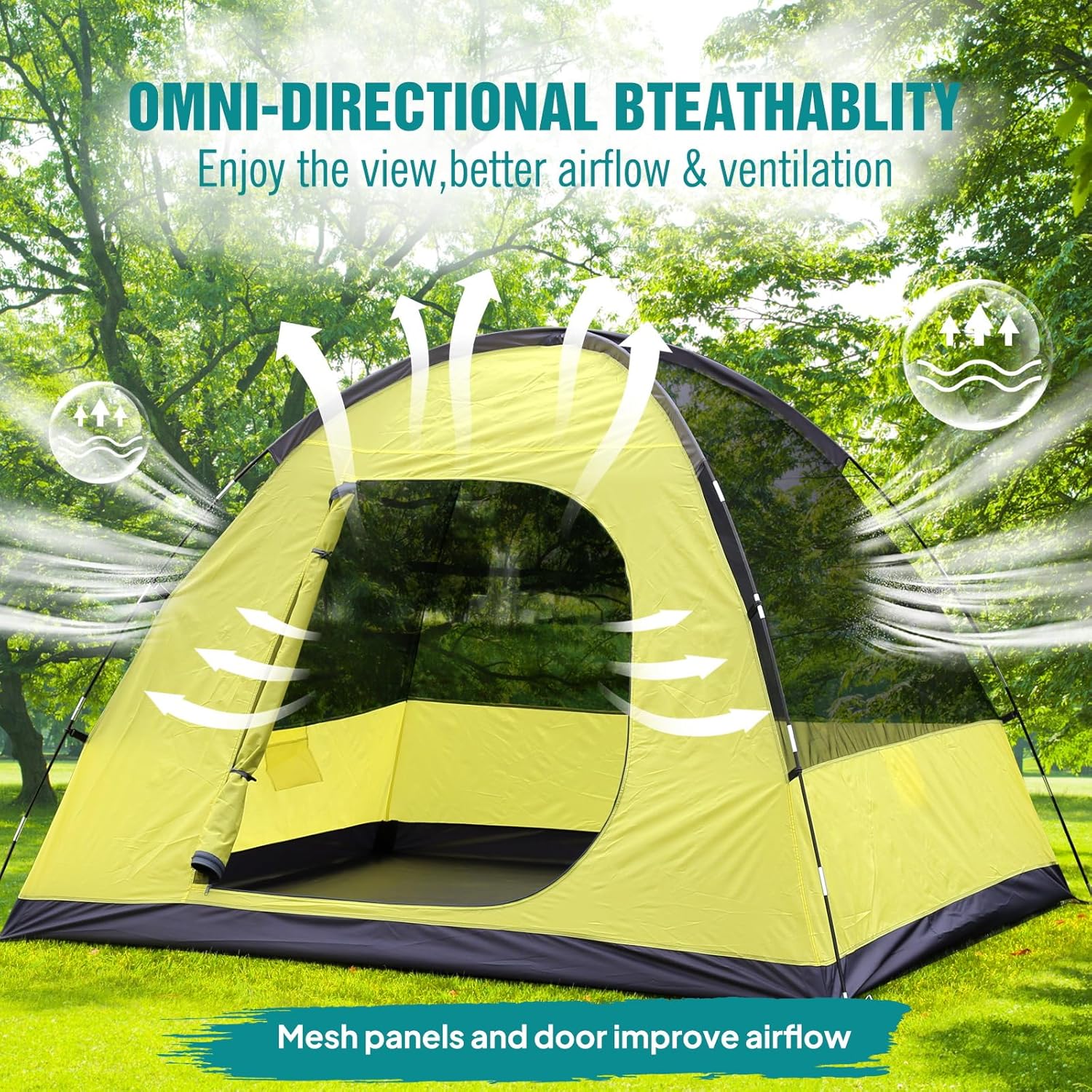 Chihee Tenda da Campeggio 3 Persone Doppio Strato - immagine 4