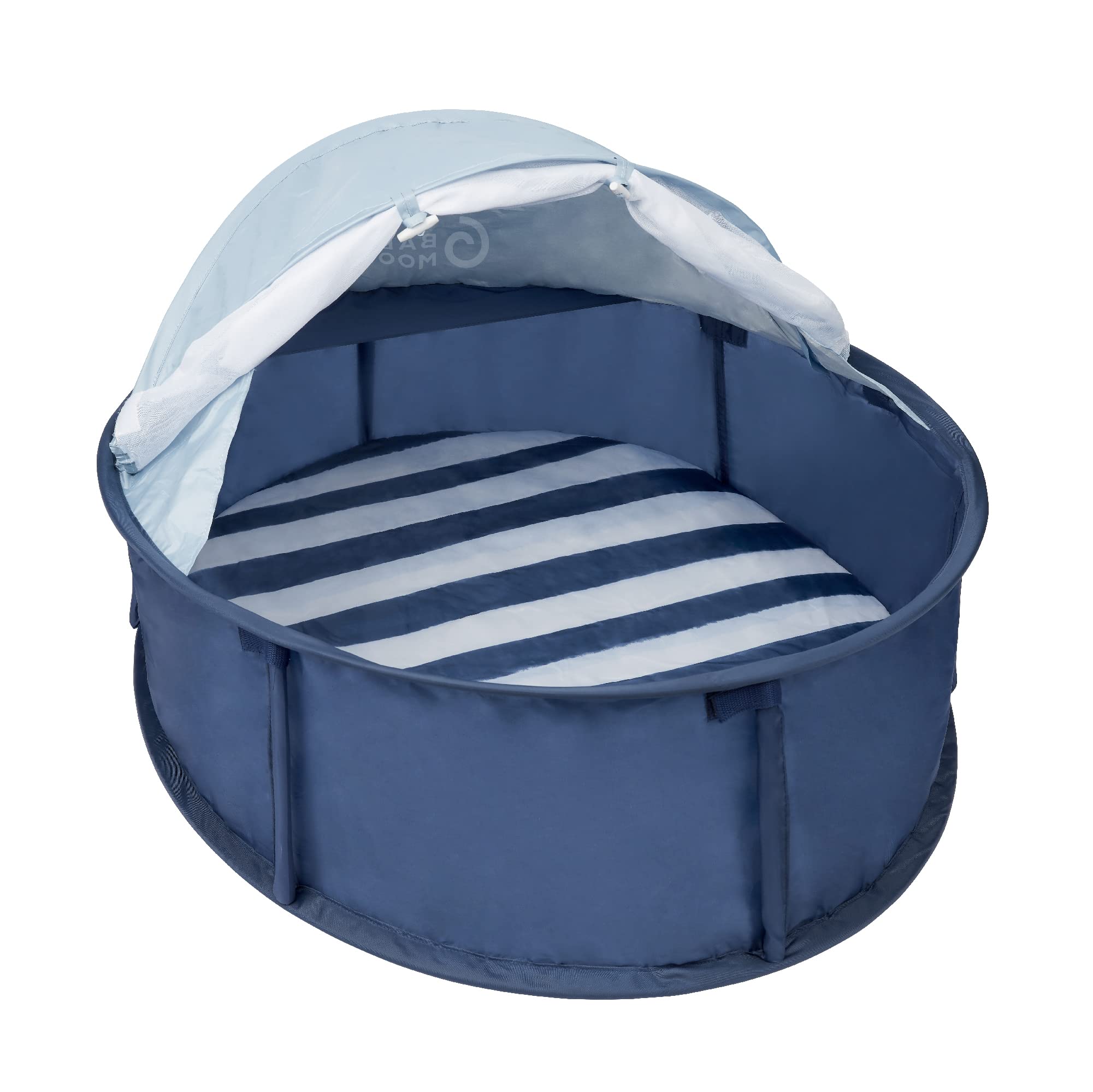Babymoov, Babyni Box Giochi & Lettino, Anti-UV SPF 50+ Marinière