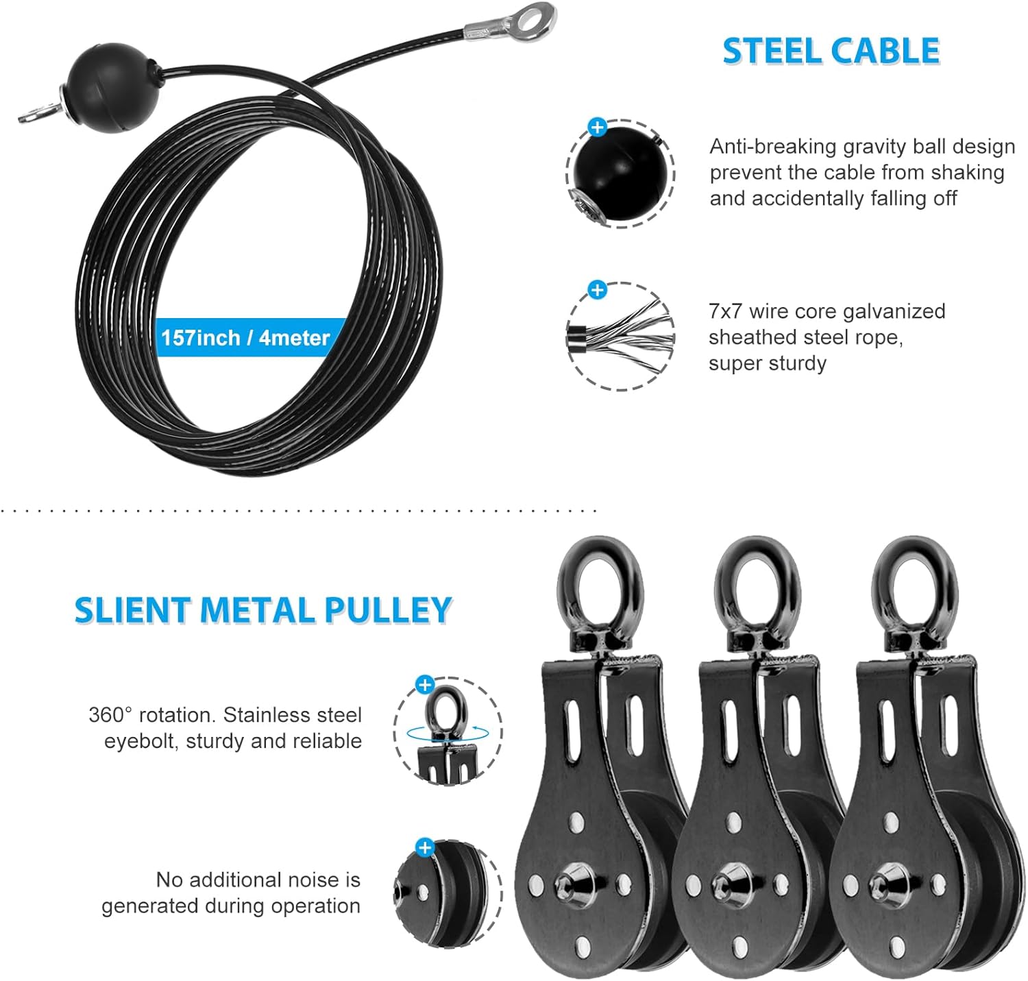 Carrucola Palestra Doppia per Lat Machine - immagine 4