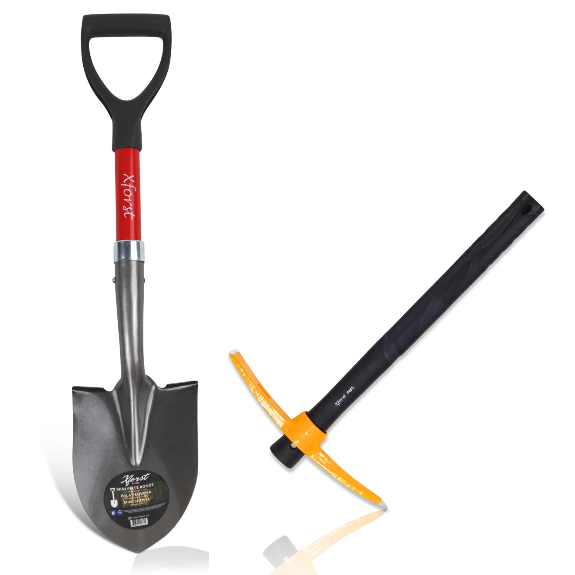 Xforst Set Giardinaggio Piccone e Mini-Pala