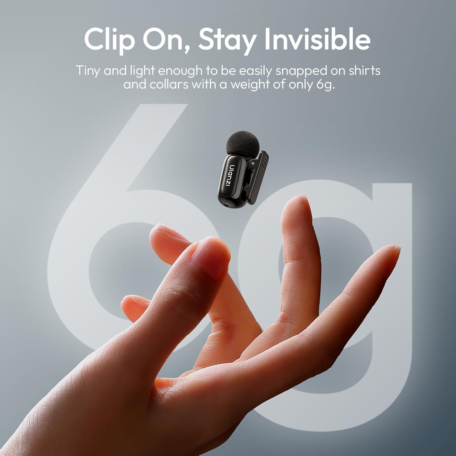 Ulanzi A200 Mini Microfono Wireless 30h - immagine 2