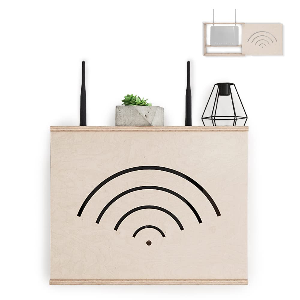 Ohana Router Armadio - Nascondiglio Wi-Fi (40 x 9,5 x 32)