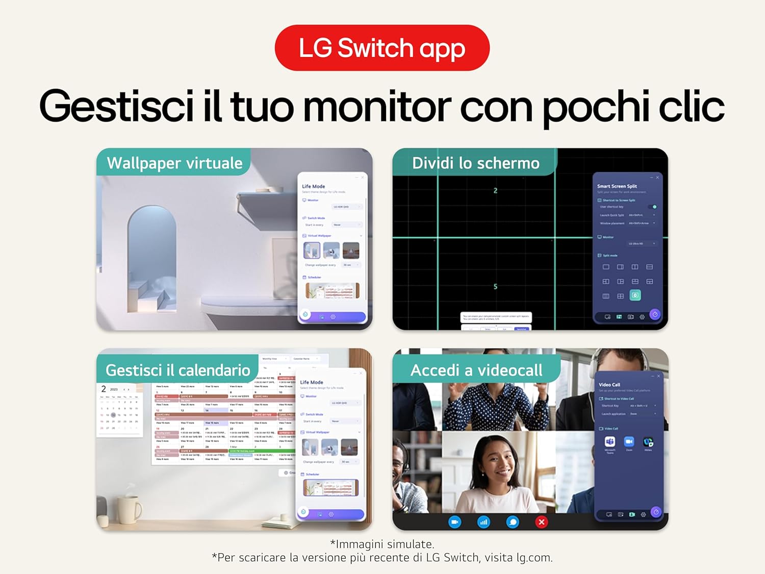Lg 24U411A Monitor 24" Full HD IPS 120Hz, Nero - immagine 6