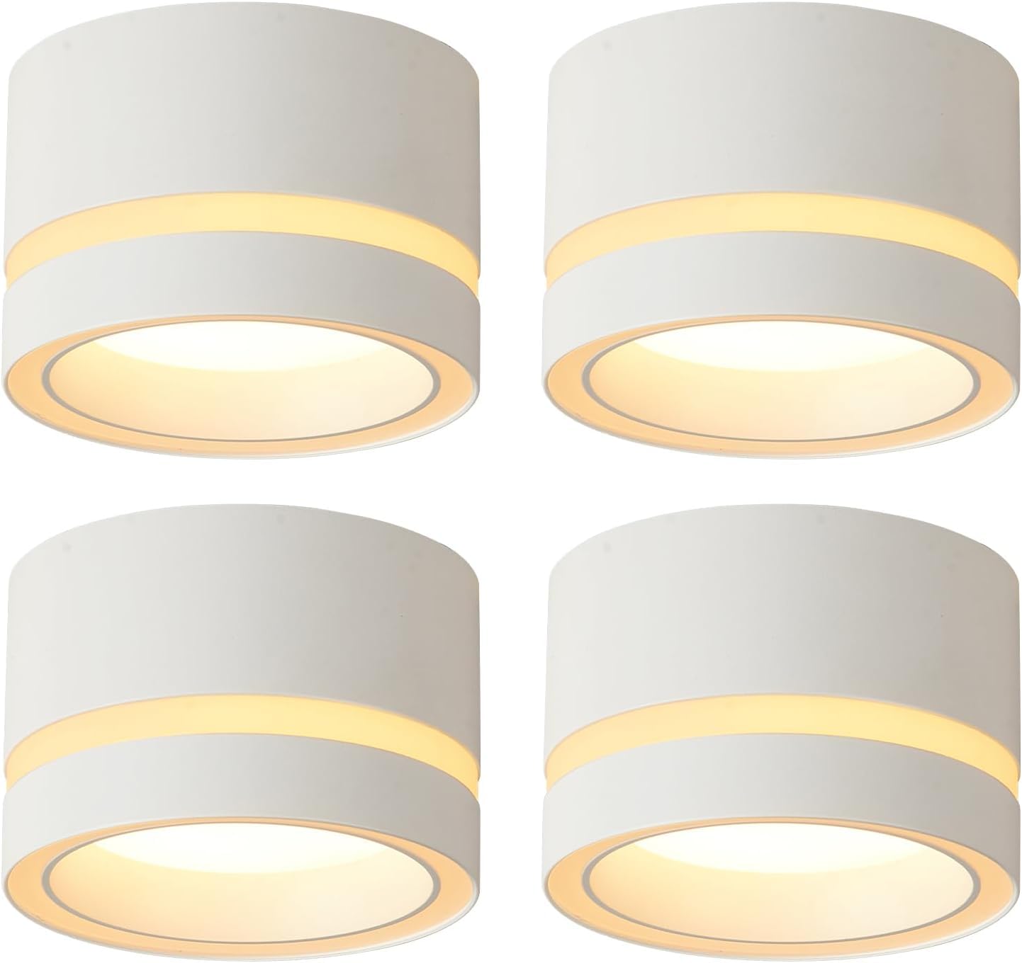 Hcfei Faretto da Incasso Bianco Extra Piatto e Orientabile