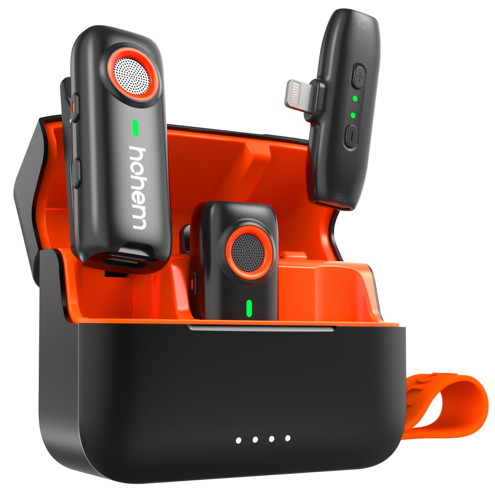 Hohem MIC-01 Microfono Lavalier Wireless per iPhone iPad