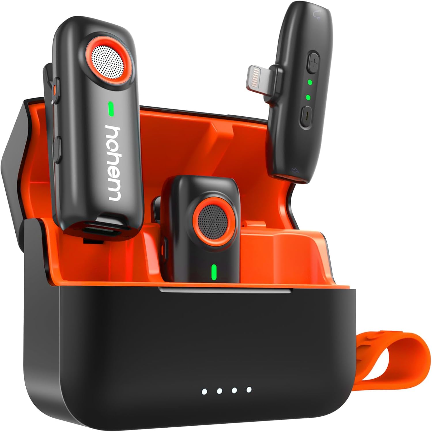 Hohem MIC-01 Microfono Lavalier Wireless per iPhone iPad - immagine 1