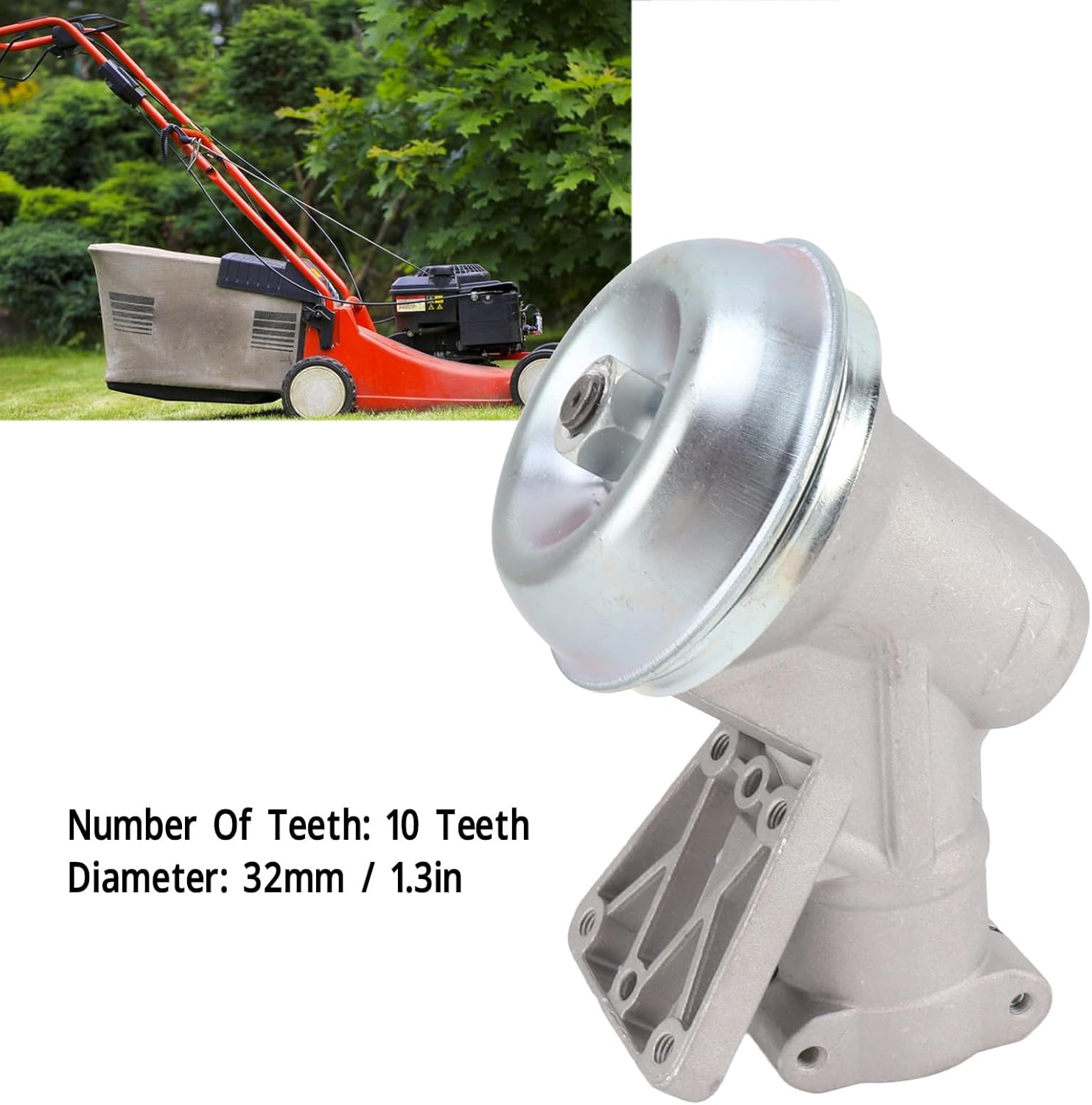 Luqeeg Testa Ingranaggio per Decespugliatore 32mm - immagine 4