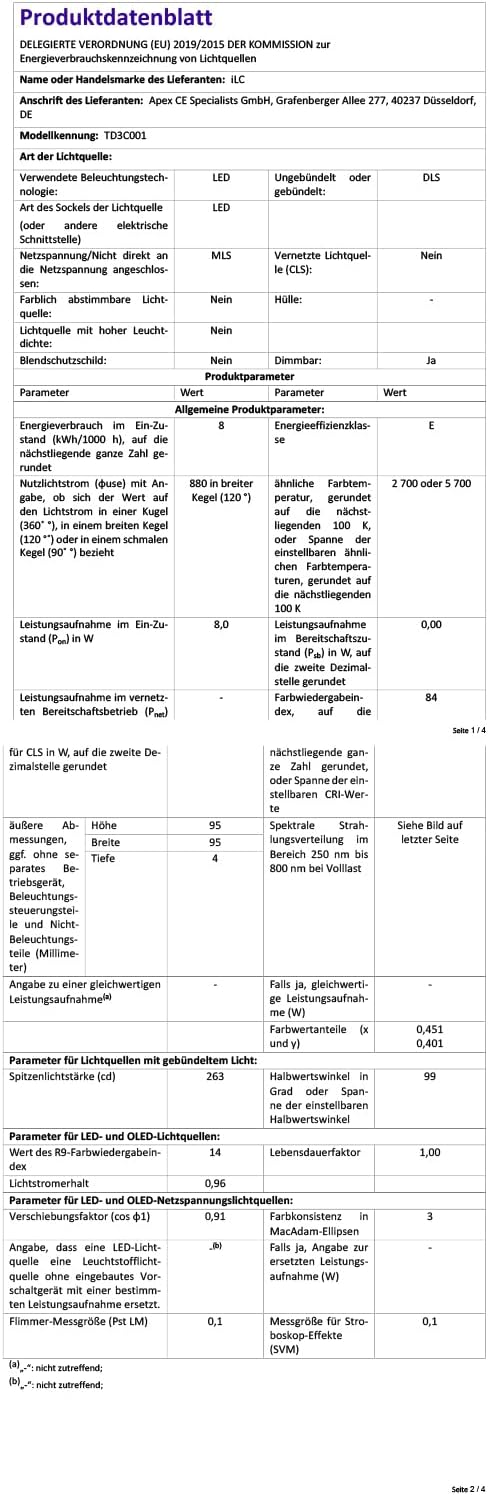 Ilc Faretti LED da Incasso 8W, Compatibile Alexa (6 pz) - immagine 9