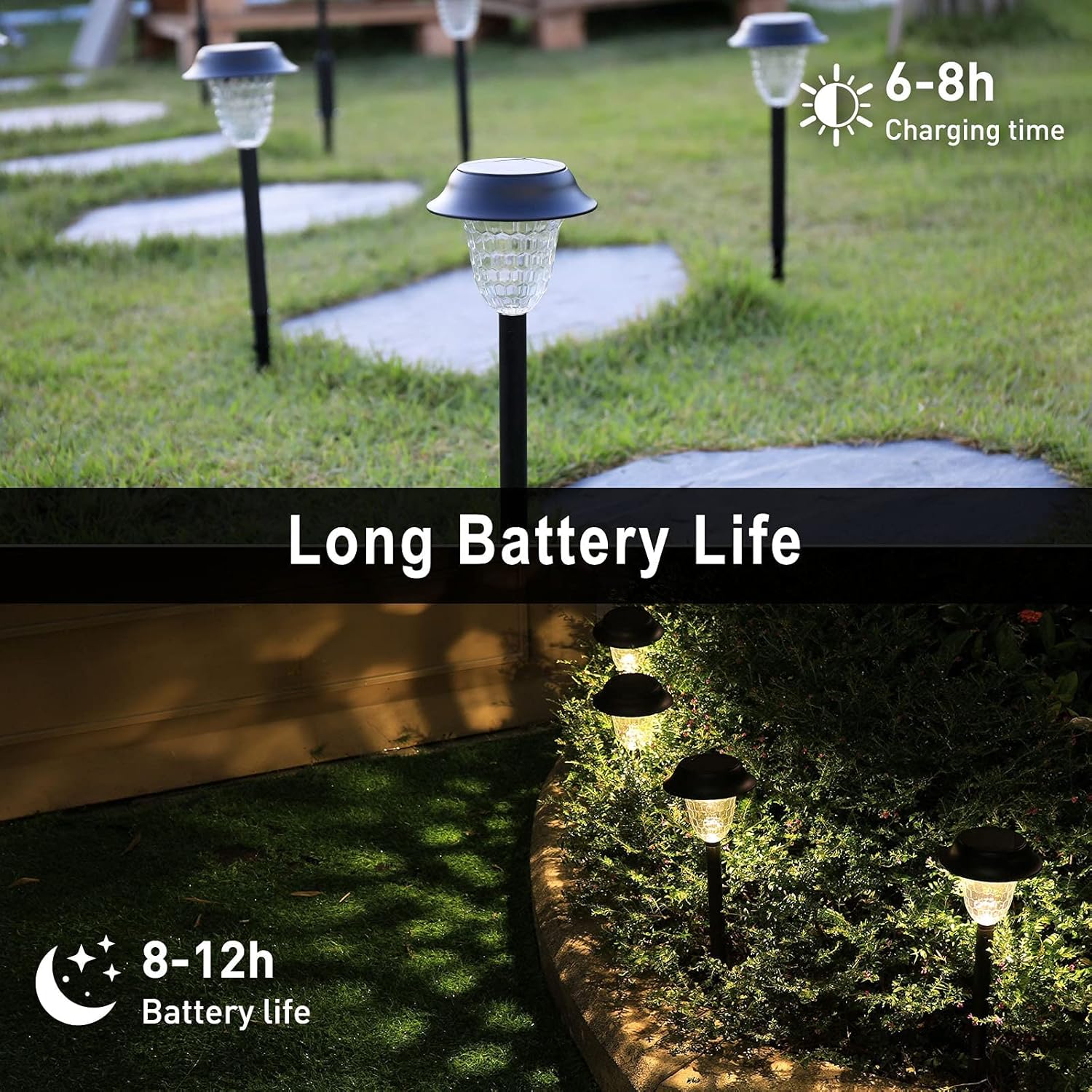 Faretti Solari a LED da Esterno IP66 (8 pezzi) - immagine 5