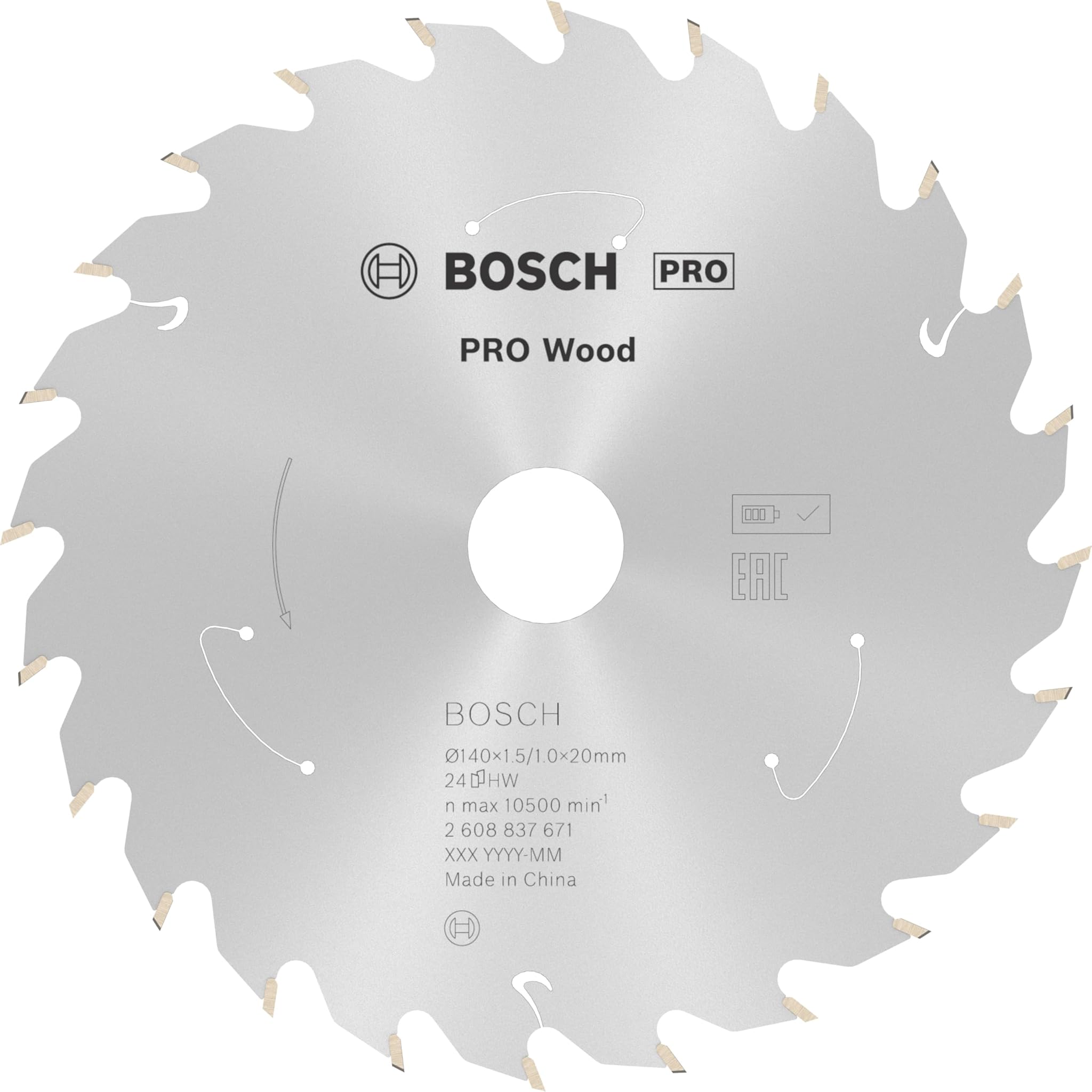 Bosch Professional Lama per Sega Circolare Standard for Wood