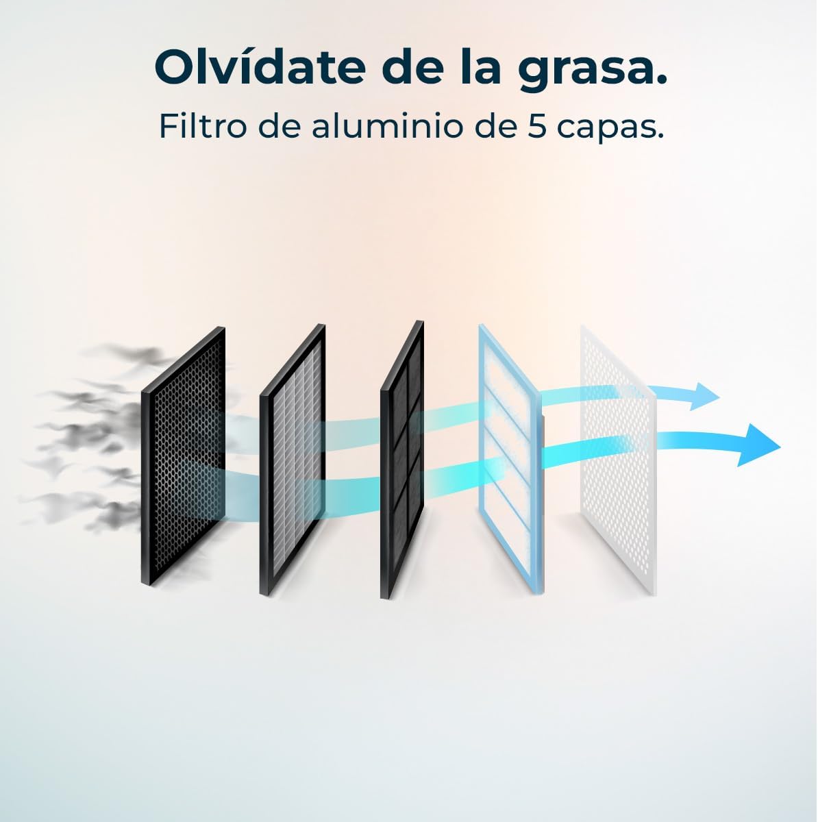 Cecotec Cappa Aspirante 60cm Bolero Flux TLT 604400 Glass Black - immagine 11