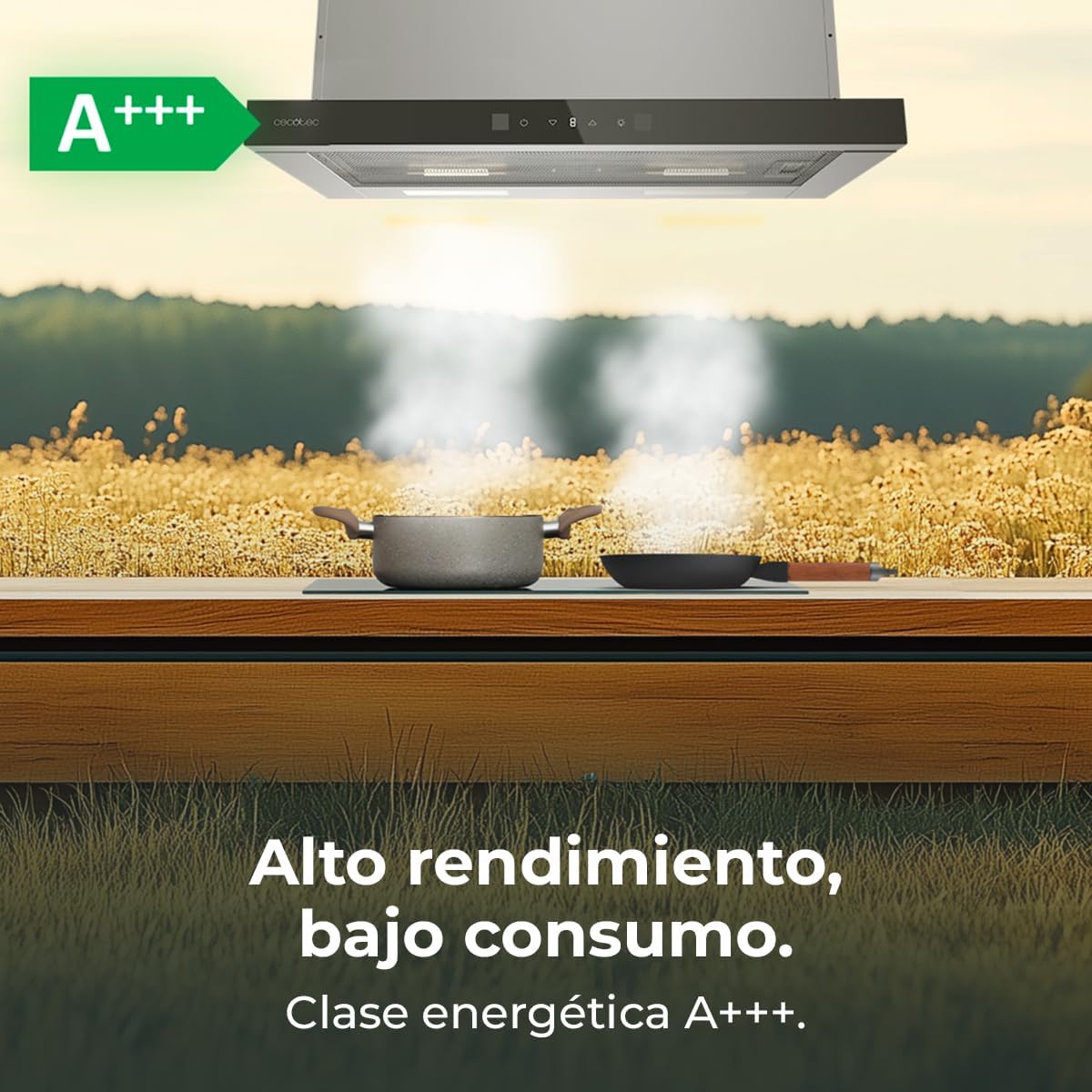 Cecotec Cappa Aspirante 60cm Bolero Flux TLT 604400 Glass Black - immagine 6