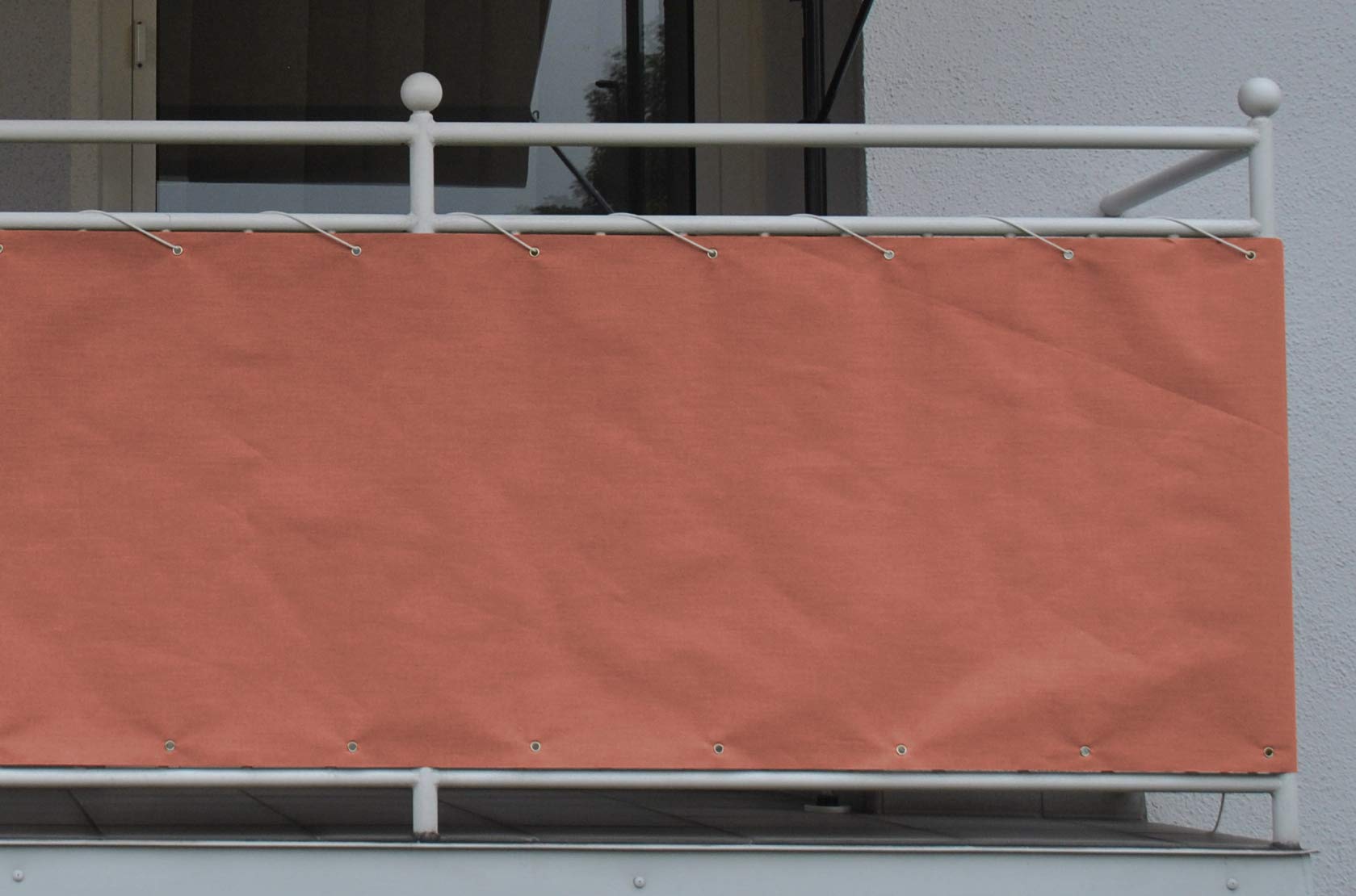 Angerer Style - Telo da Balcone, 75 cm x 8 m, Colore: Terracotta