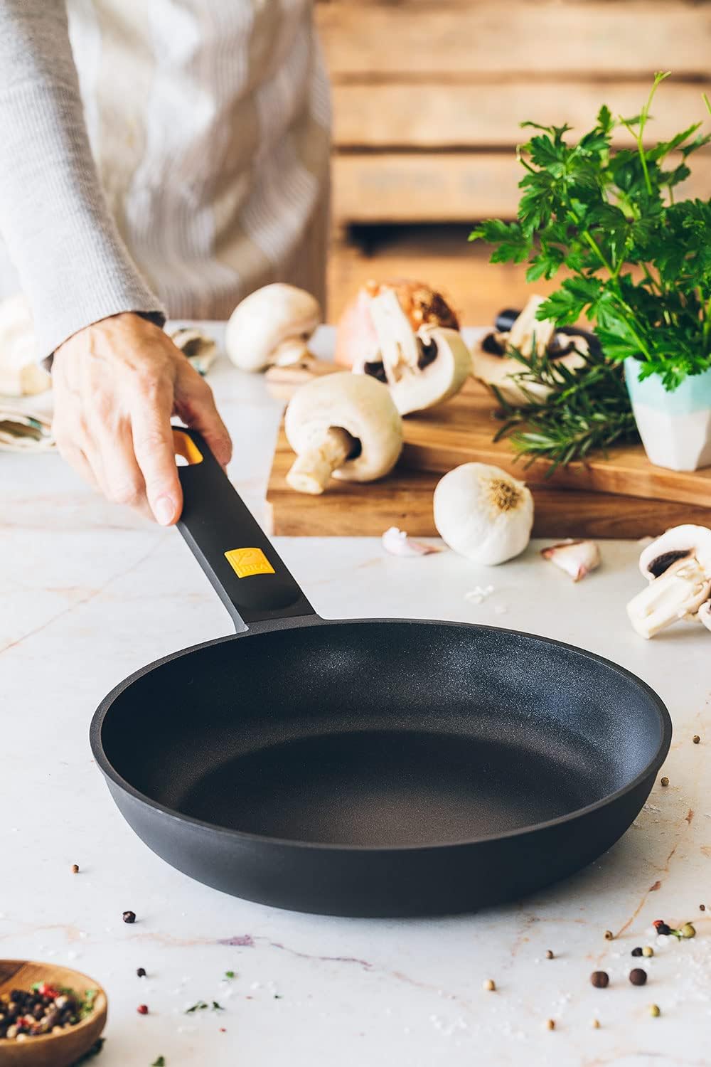 Bra Daily Pro - Set 3 Padelle Alluminio Pressofuso 20-24-28 cm - immagine 4