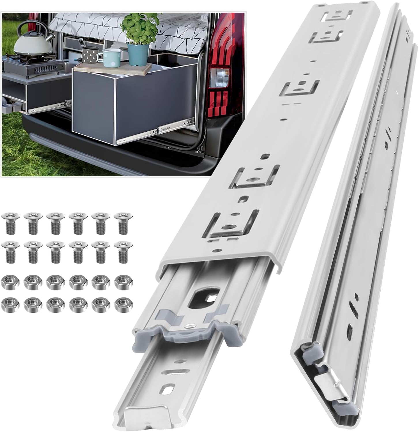 Aolisheng Guide per Cassetti Pesanti Estrazione Totale