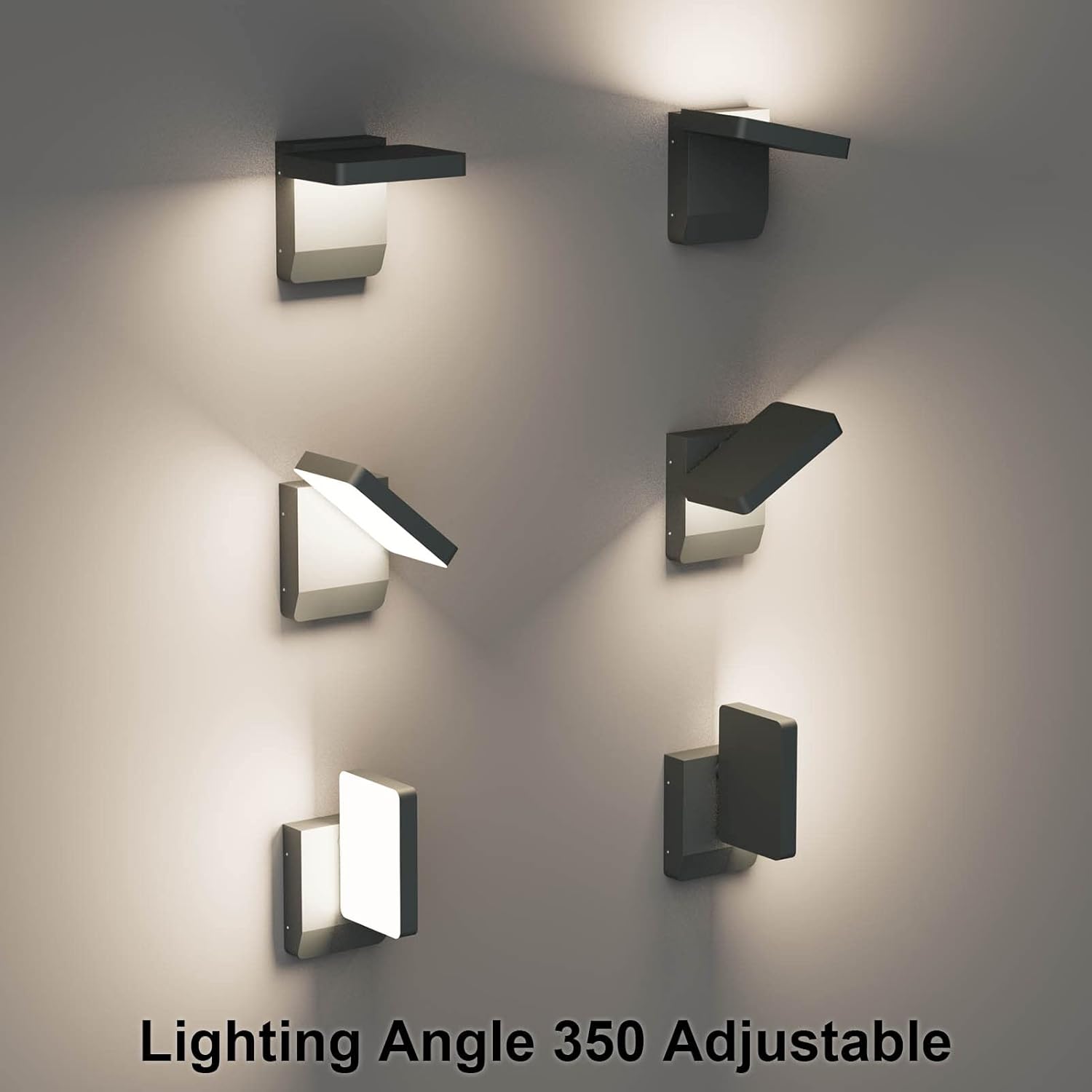 K-bright Applique LED Corridoio 20W 4500K Antracite - immagine 2