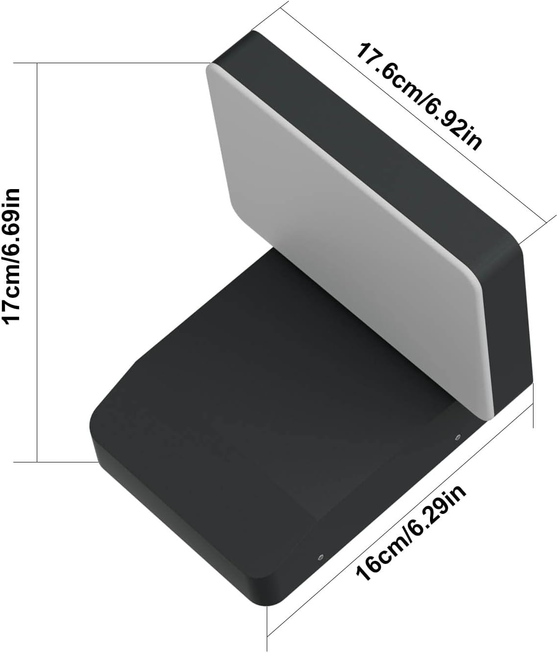 K-bright Applique LED Corridoio 20W 4500K Antracite - immagine 4