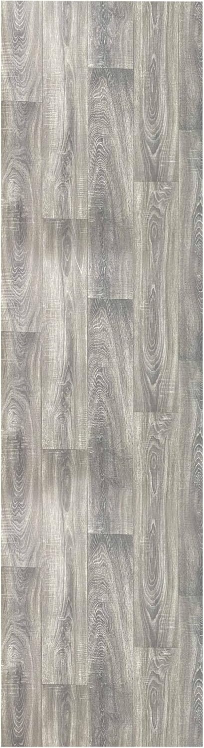 Tappeto Vinile Effetto Parquet 65x700cm, Legno di Noce