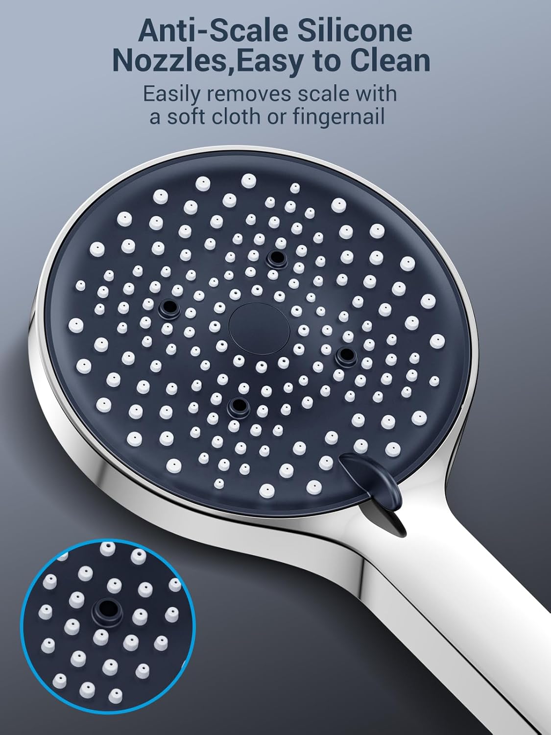 Yeaupe Soffione Doccia Anticalcare 130mm Cromato - immagine 4