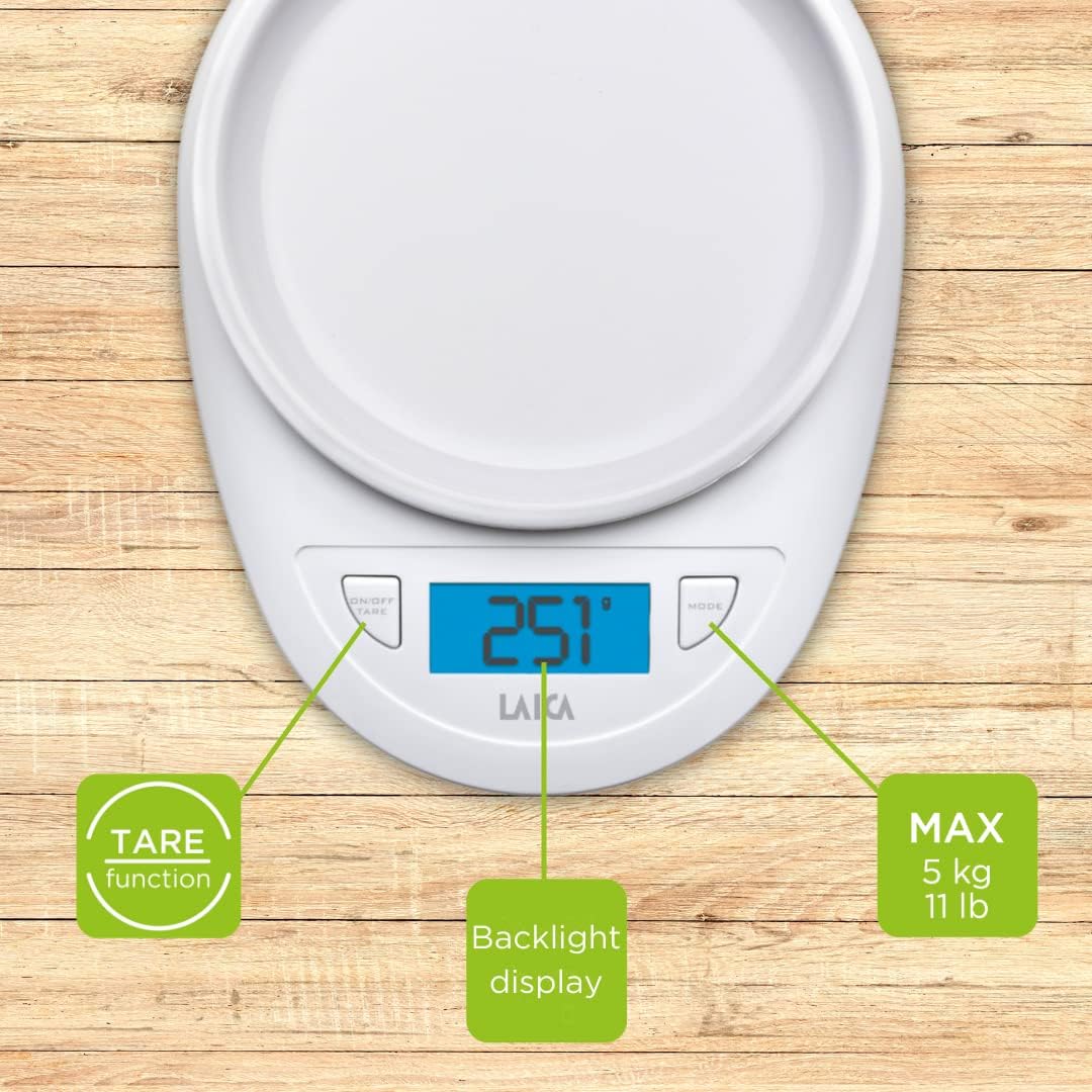 Laica KS1019 - Bilancia da Cucina Elettronica, Bianca - immagine 4