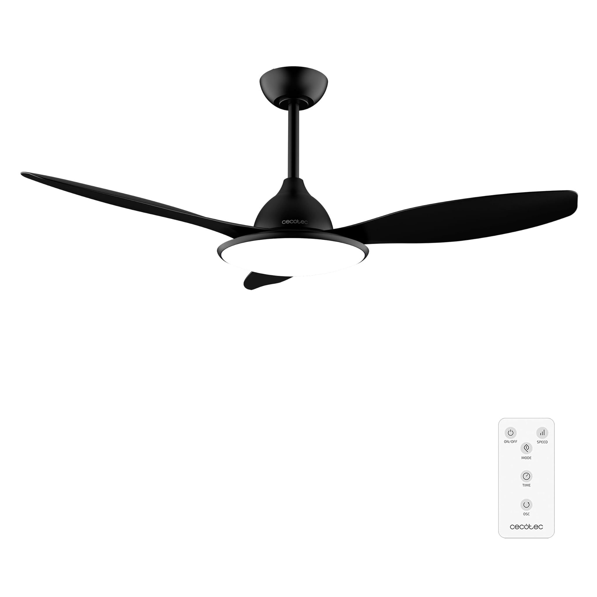 Cecotec Ventilatore Soffitto EnergySilence 4800 Light Black