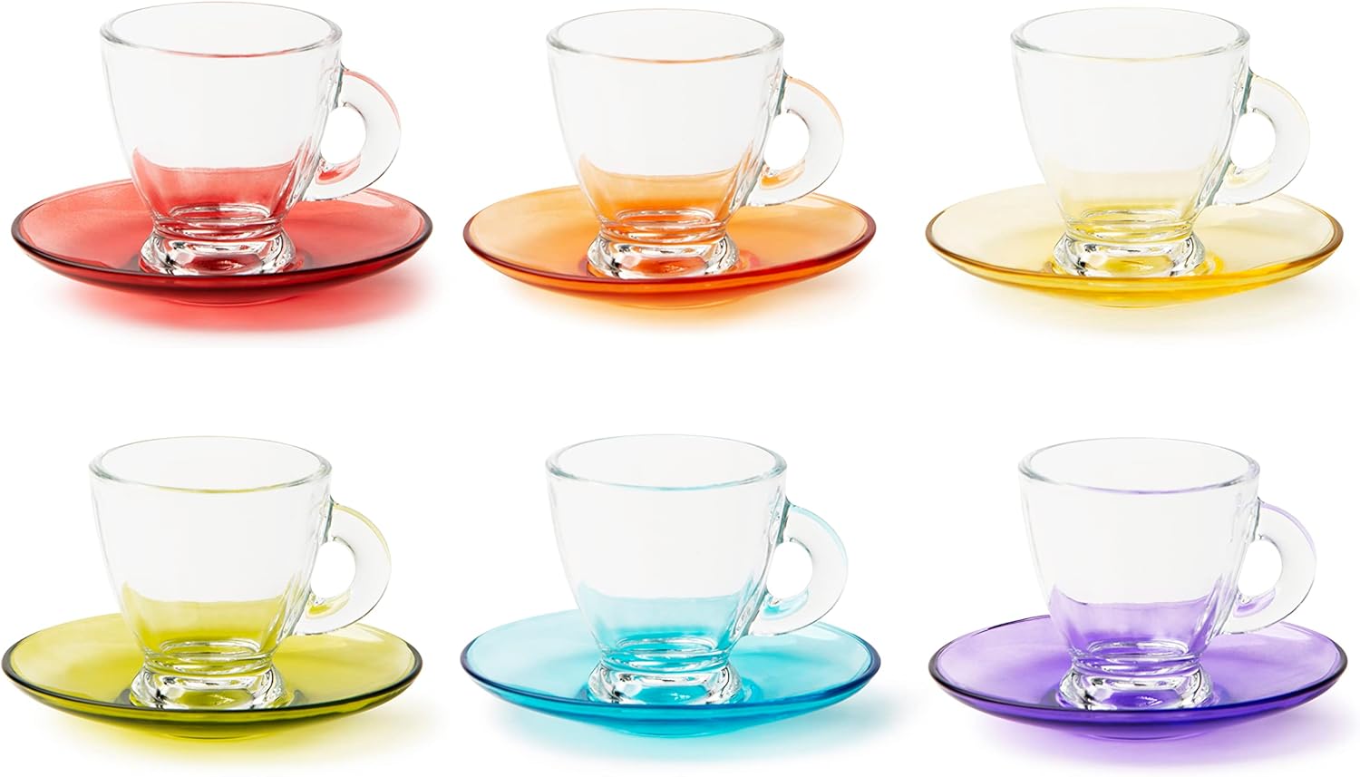 Excelsa Istanbul Set 6 Tazzine da Caffè con Piattino - immagine 1