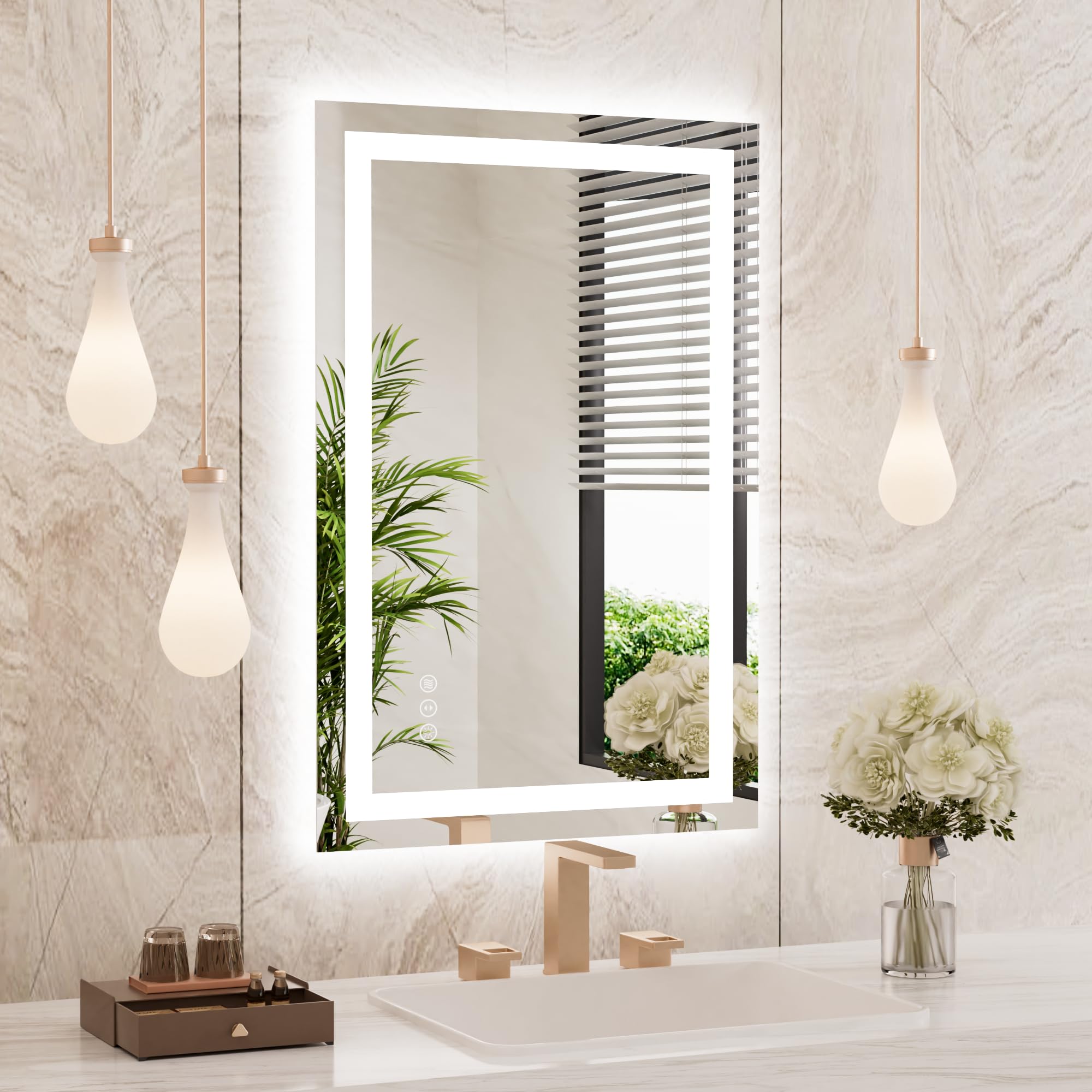 Weer Specchio da Bagno con Luci LED 50x70 cm